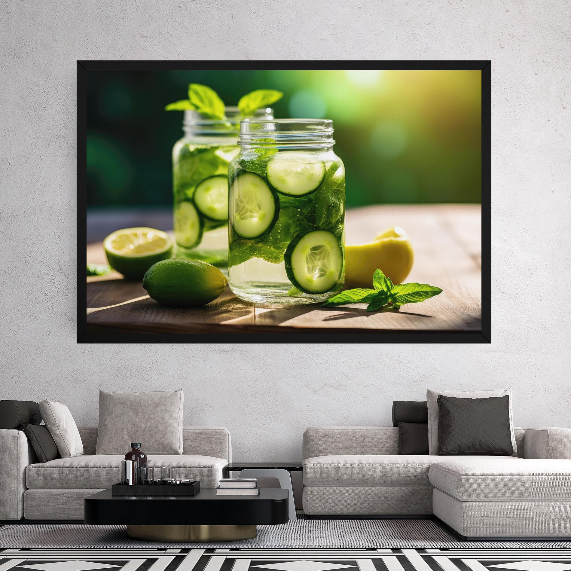 Cold Drink Cucumber mockup 2