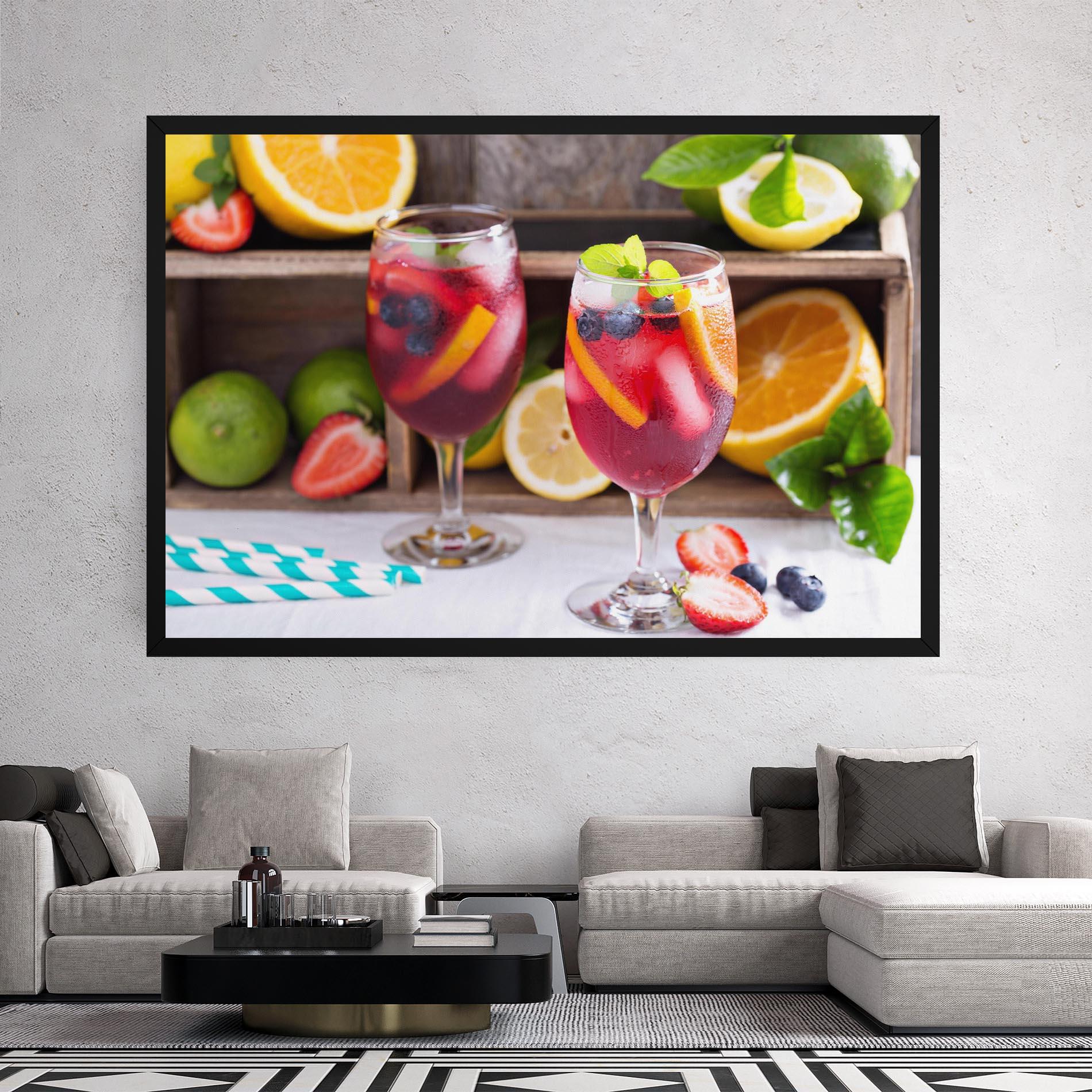 Tablou Canvas Colorful Summer Drink mockup 2