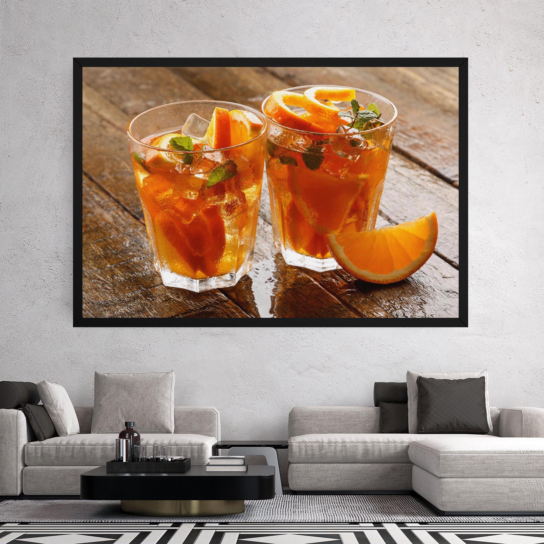 Tablou Canvas Orange Lemonade mockup 2