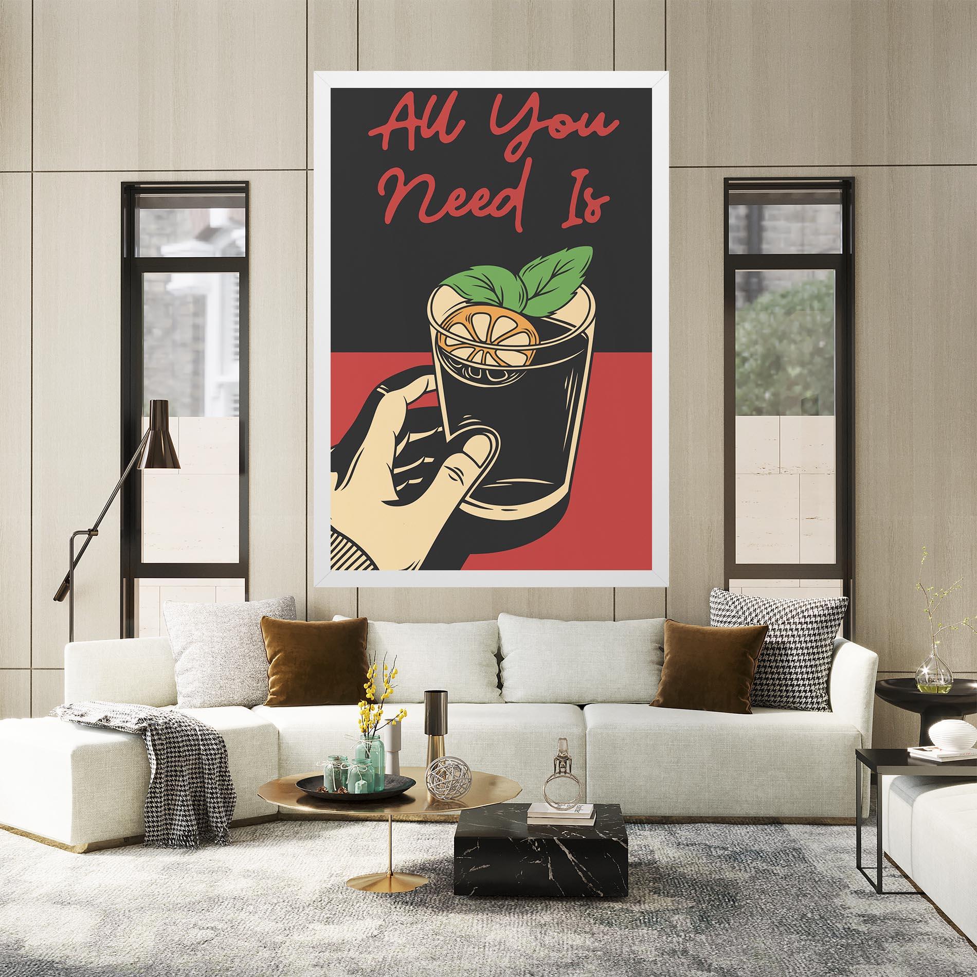 Tablou Canvas All U Need mockup 2