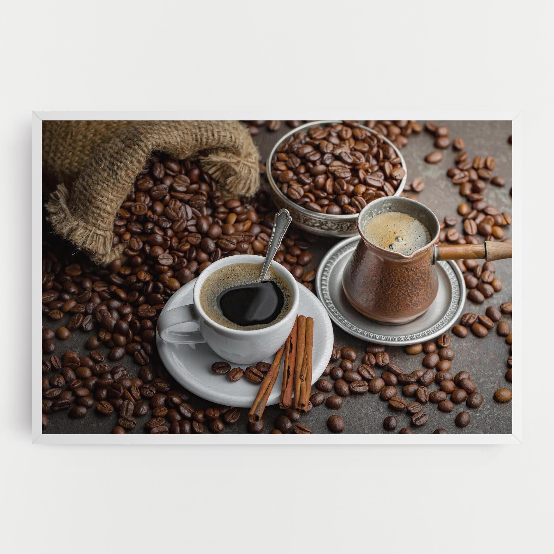 Tablou Canvas Black Coffee Bean mockup 0