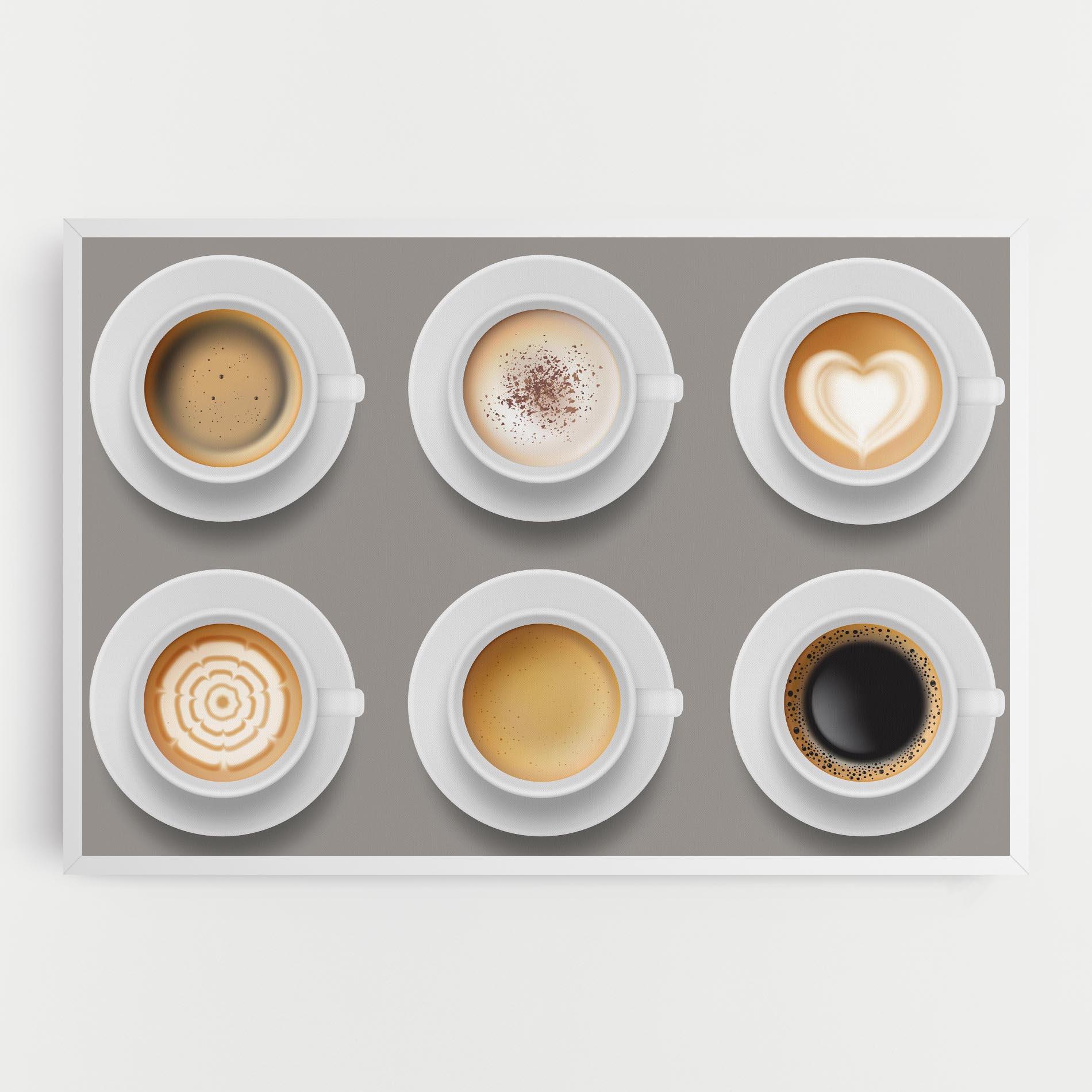 Tablou Canvas Coffee Cups Mix mockup 0