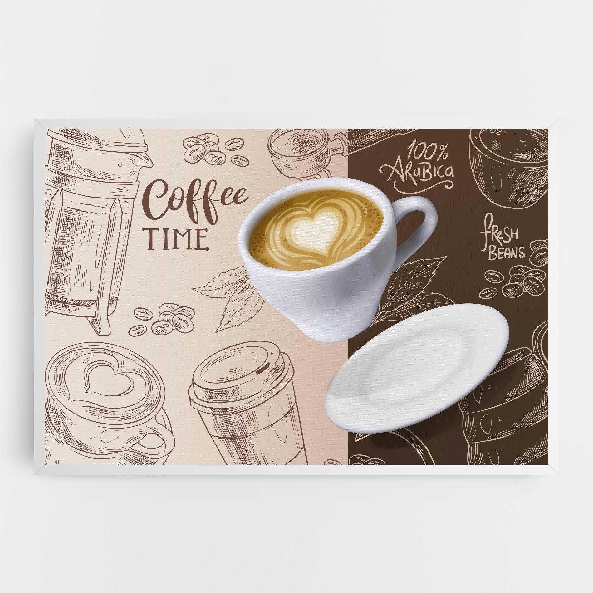 Tablou Canvas Coffee Time mockup 0