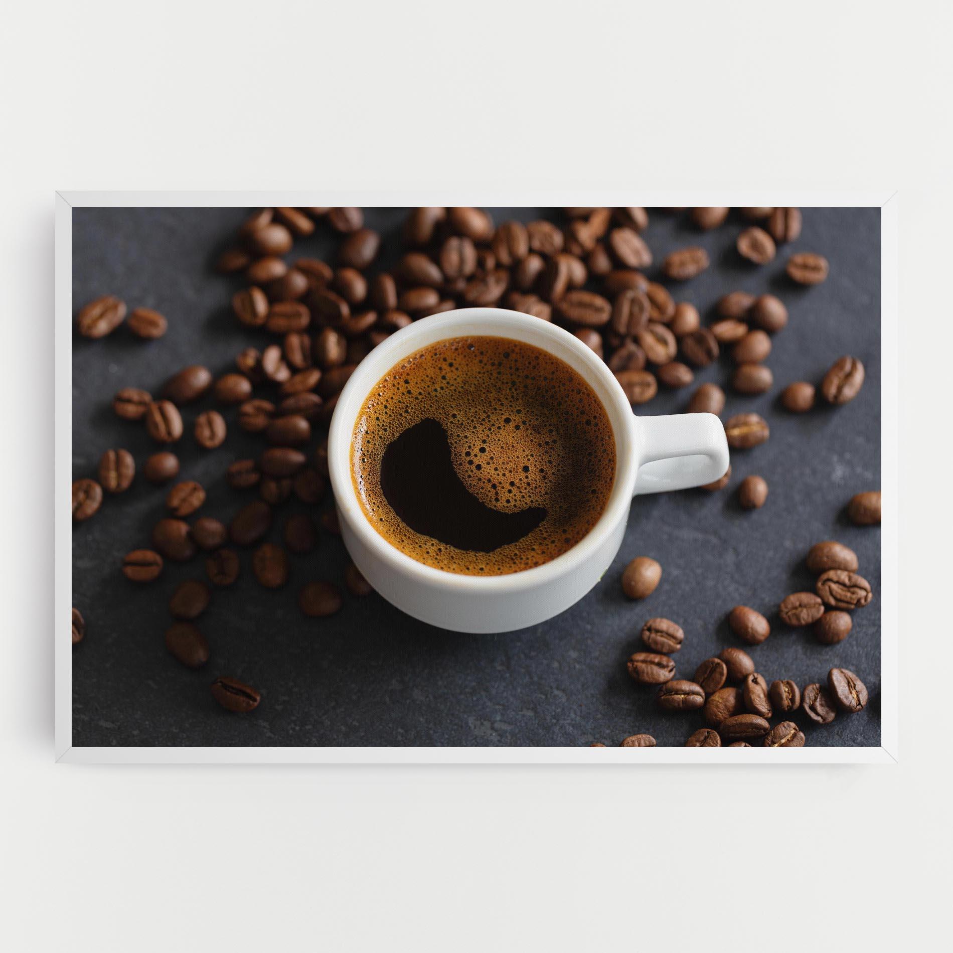Tablou Canvas Espresso Close Up mockup 0
