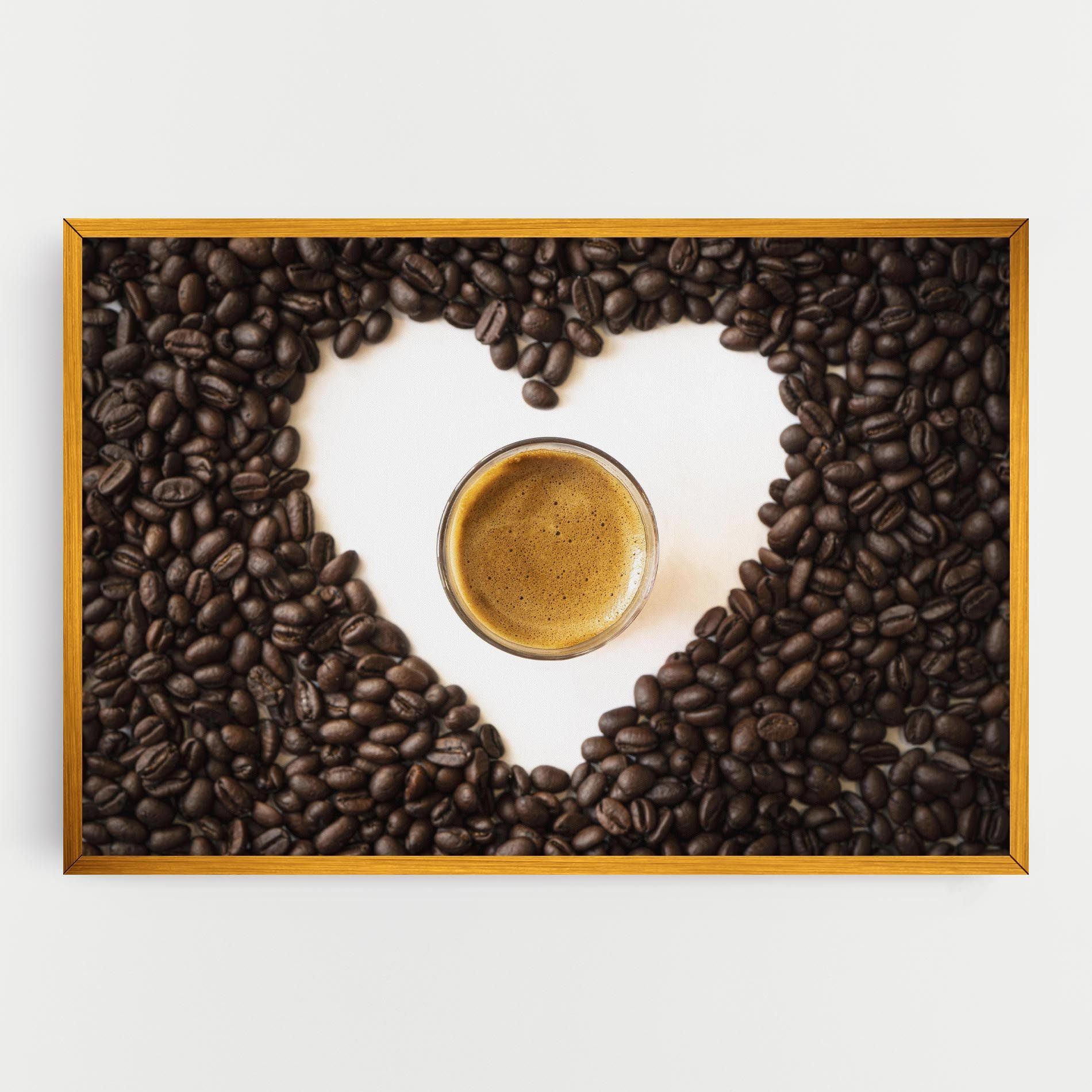 Coffee Bean Heart mockup 0