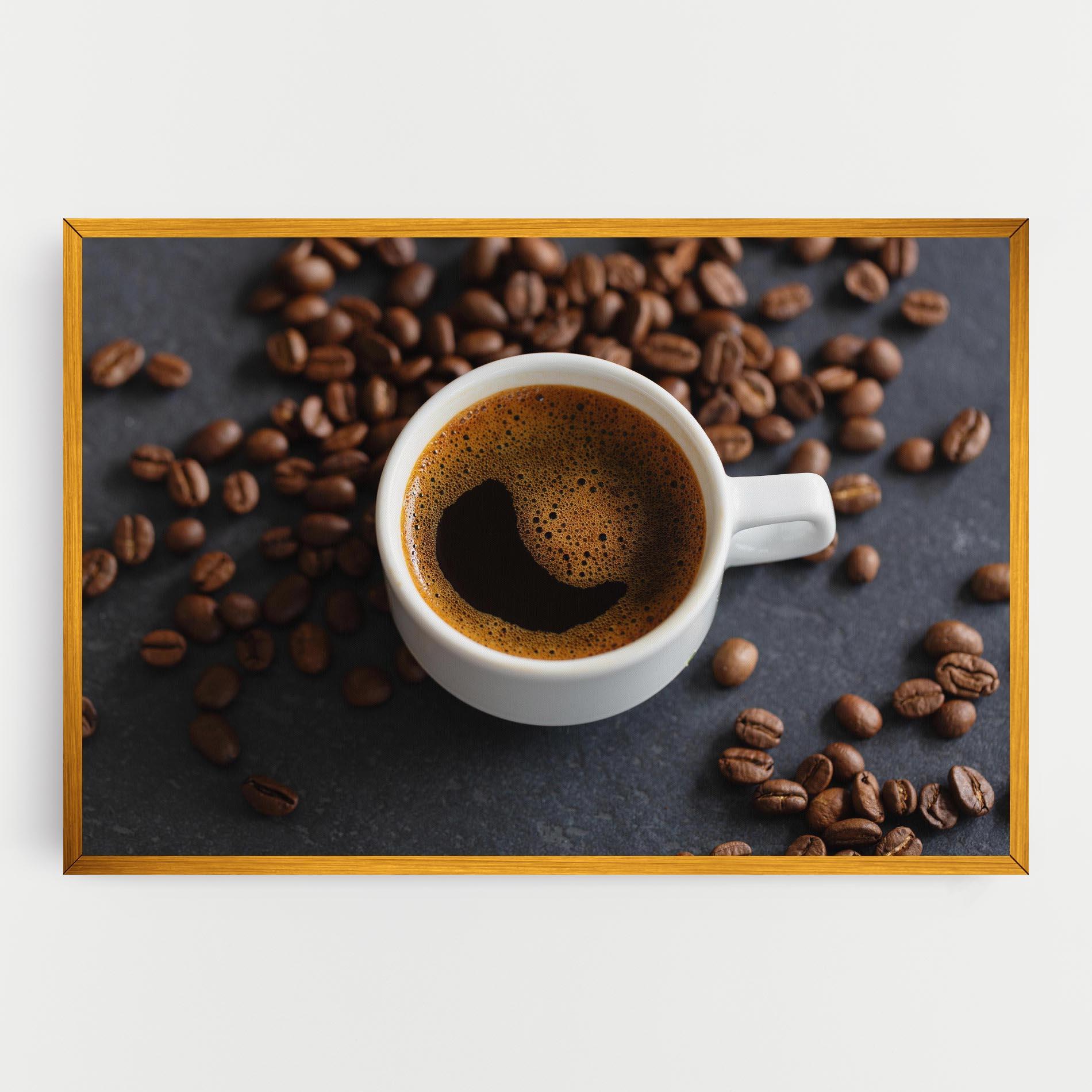Tablou Canvas Espresso Close Up mockup 0