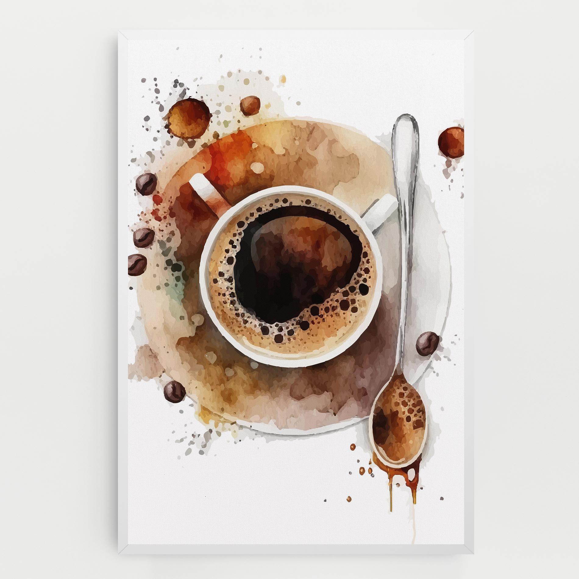 Tablou Canvas Coffee Liquid mockup 0