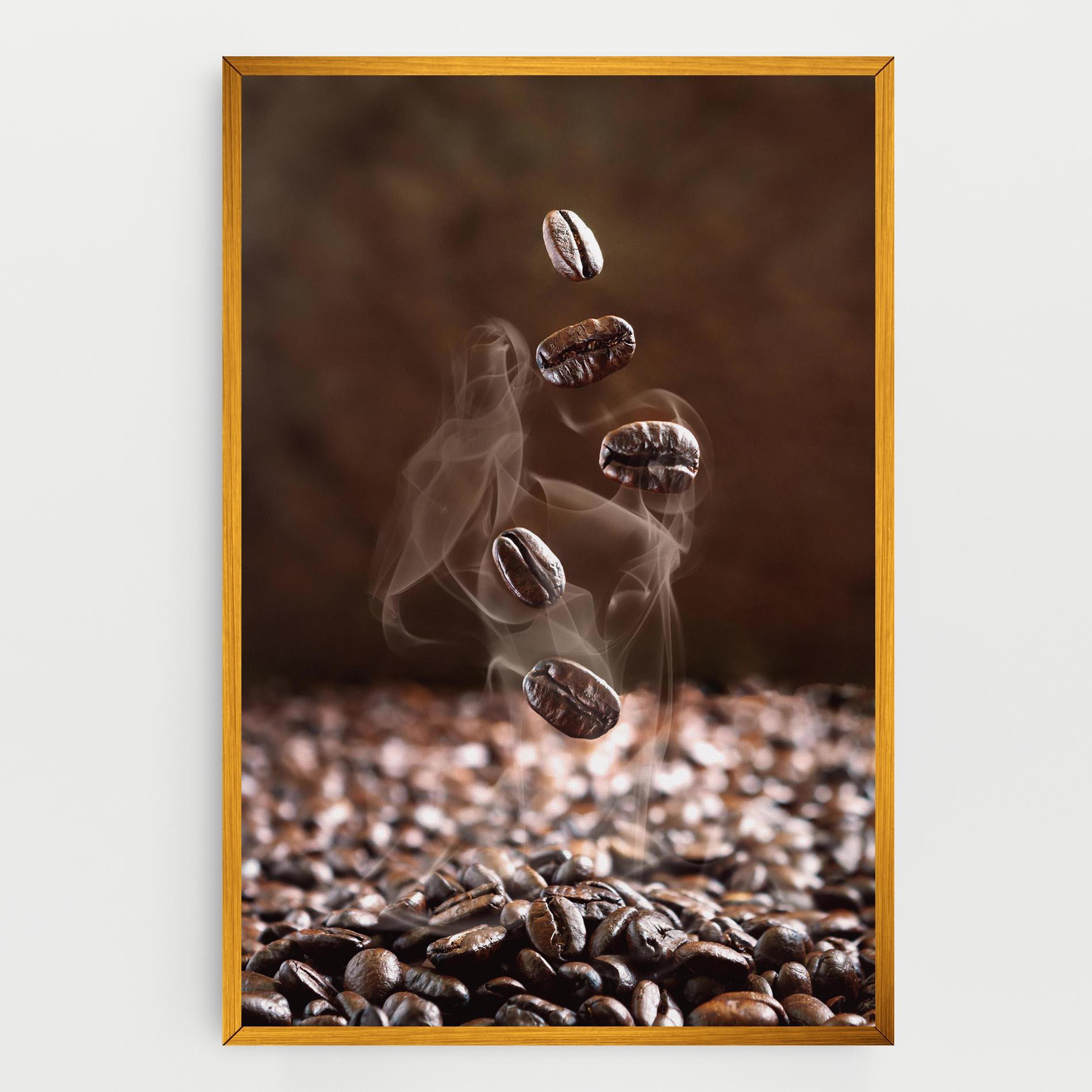 Tablou Canvas Close Up Falling Beans mockup 0