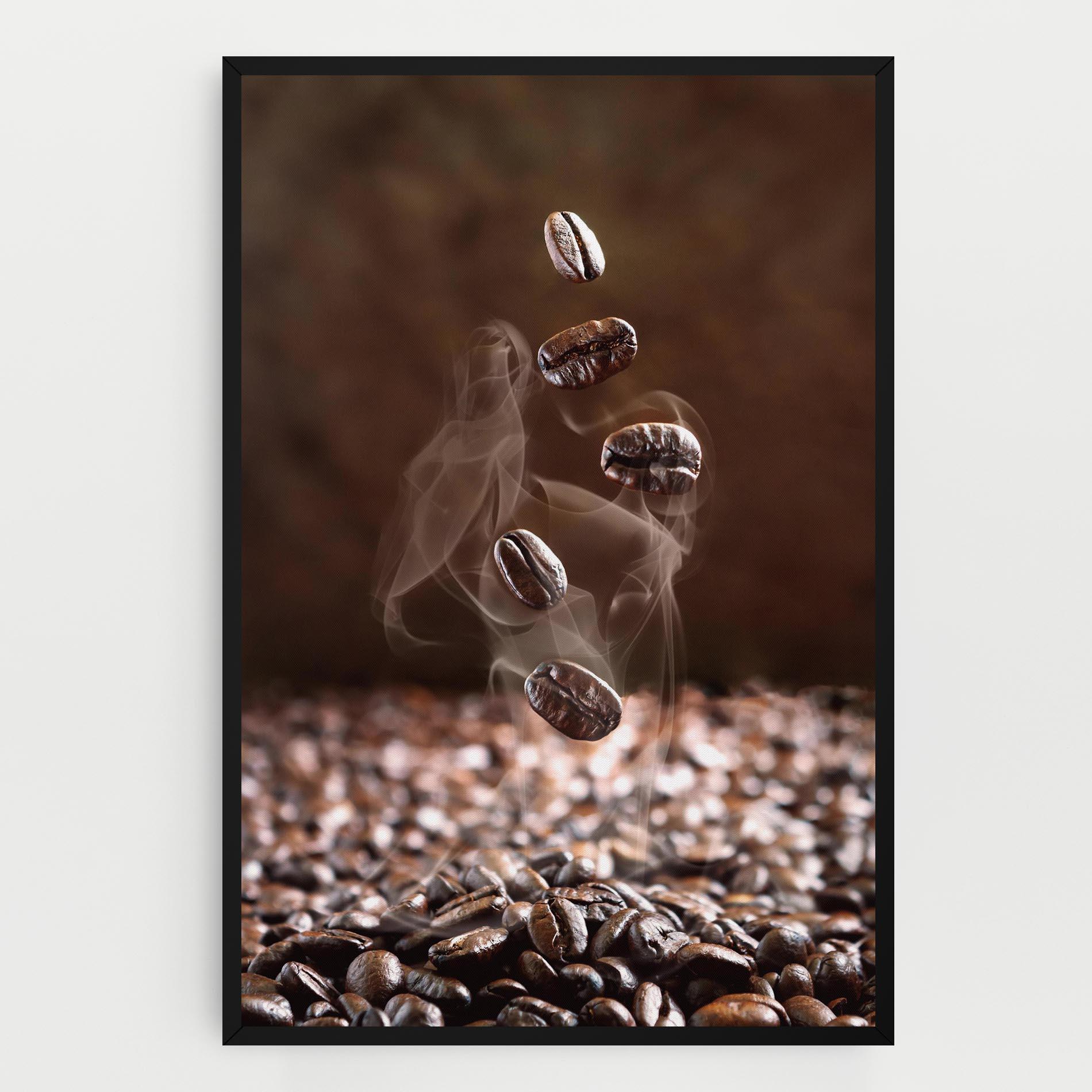 Tablou Canvas Close Up Falling Beans mockup 0