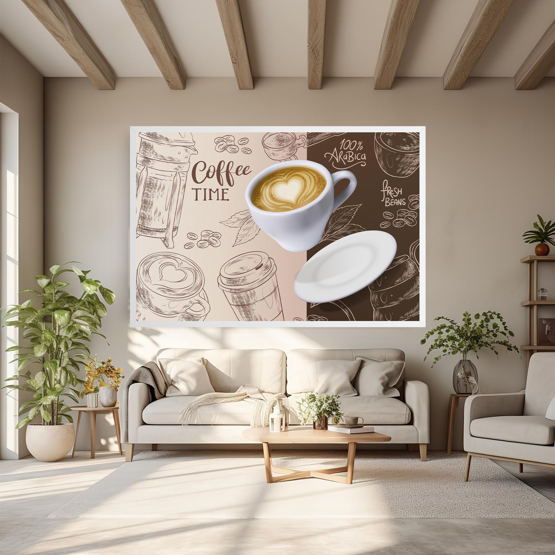 Tablou Canvas Coffee Time mockup 6