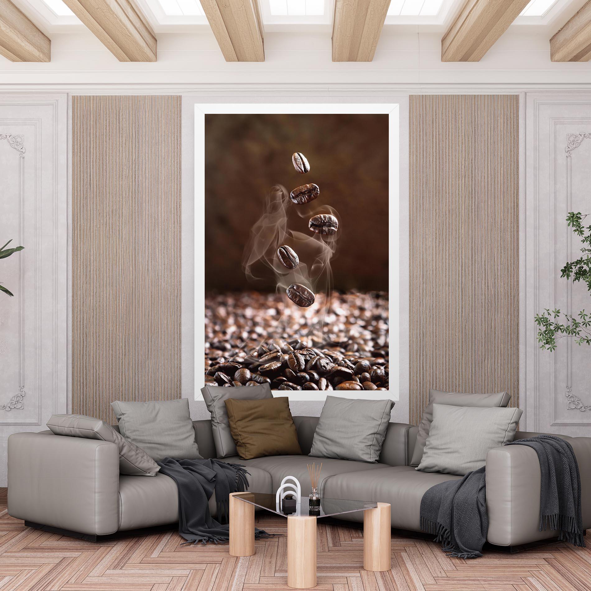 Tablou Canvas Close Up Falling Beans mockup 6