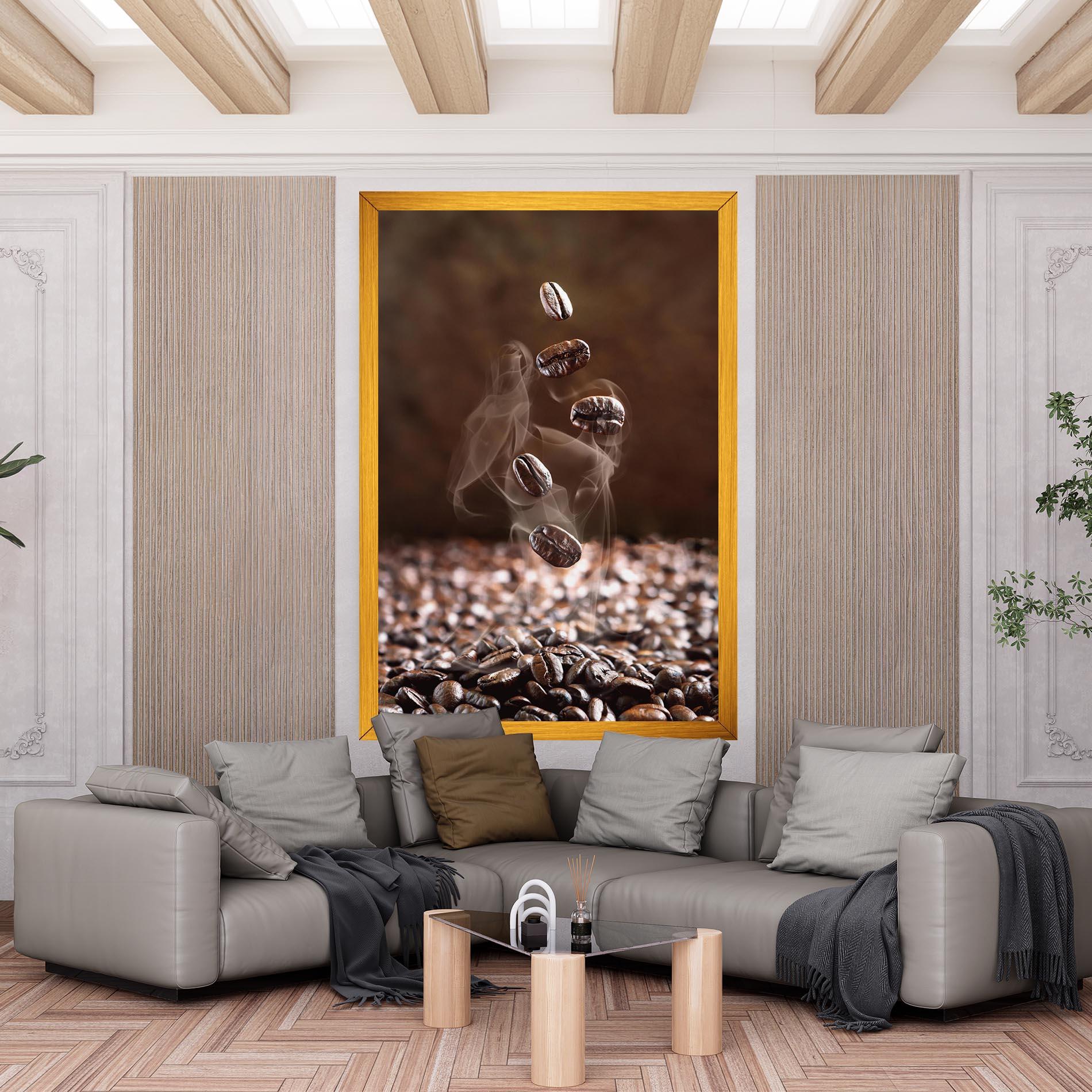 Tablou Canvas Close Up Falling Beans mockup 6