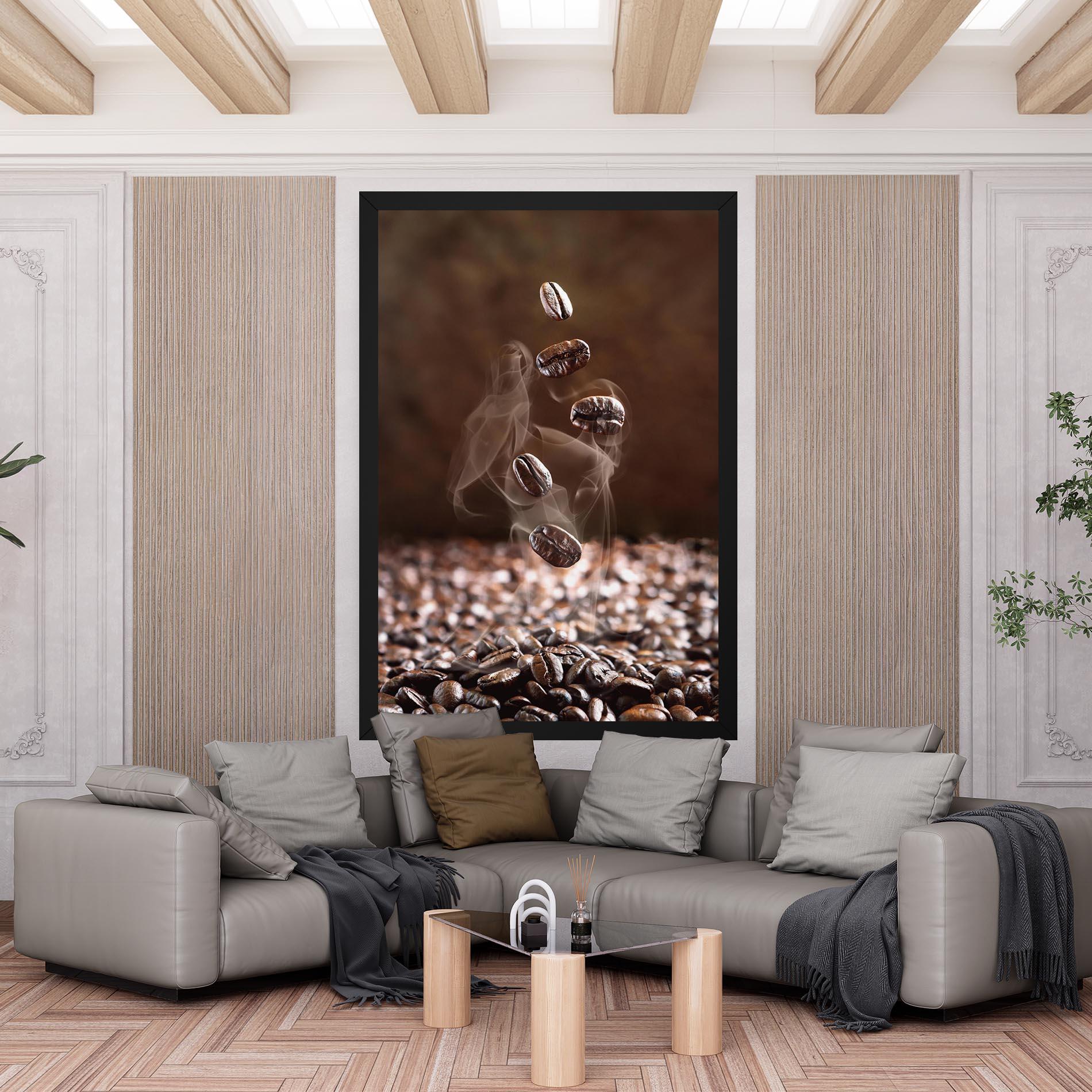 Tablou Canvas Close Up Falling Beans mockup 6