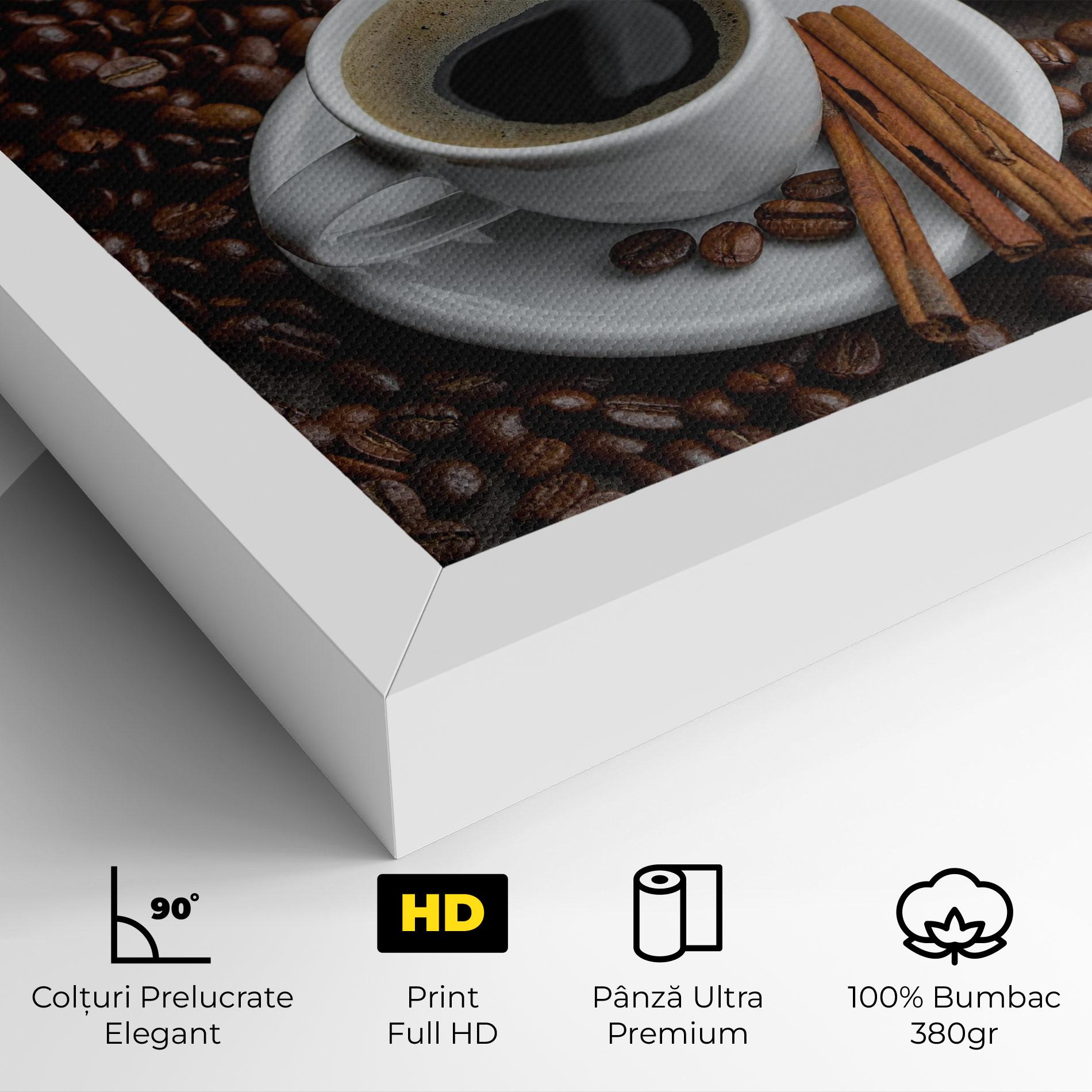 Tablou Canvas Black Coffee Bean mockup 4