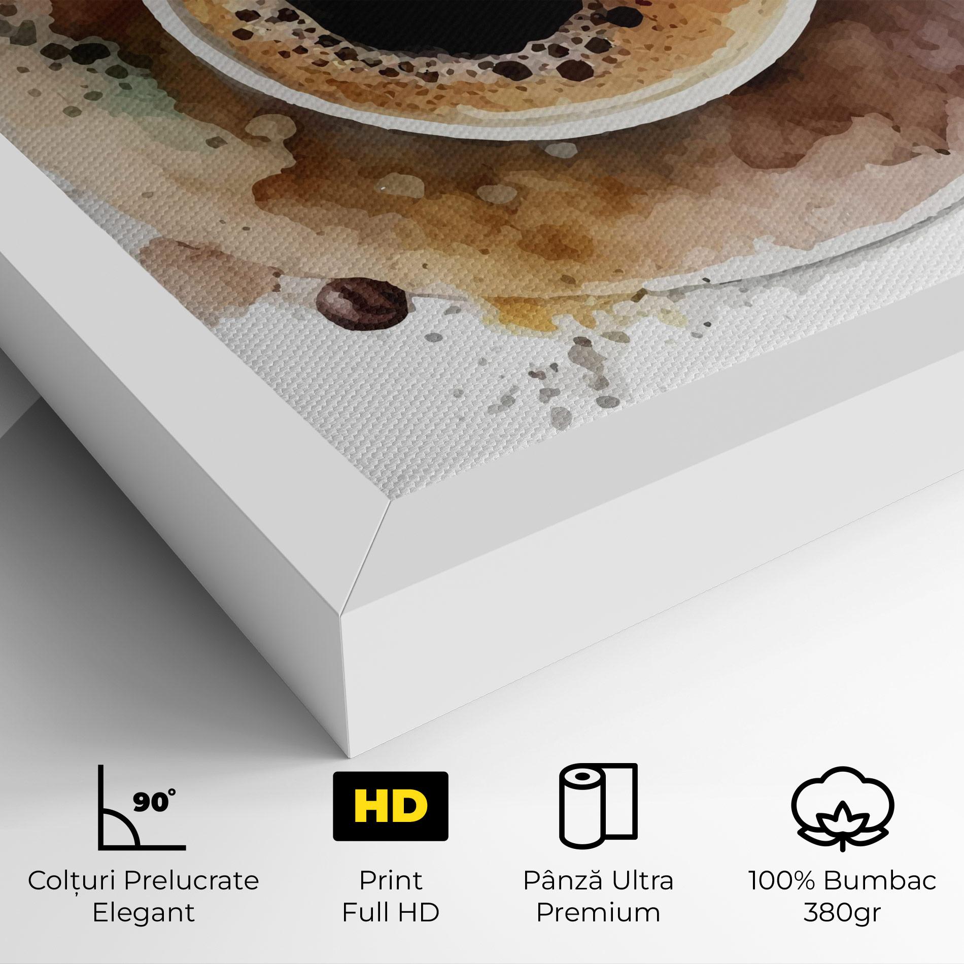 Tablou Canvas Coffee Liquid mockup 4