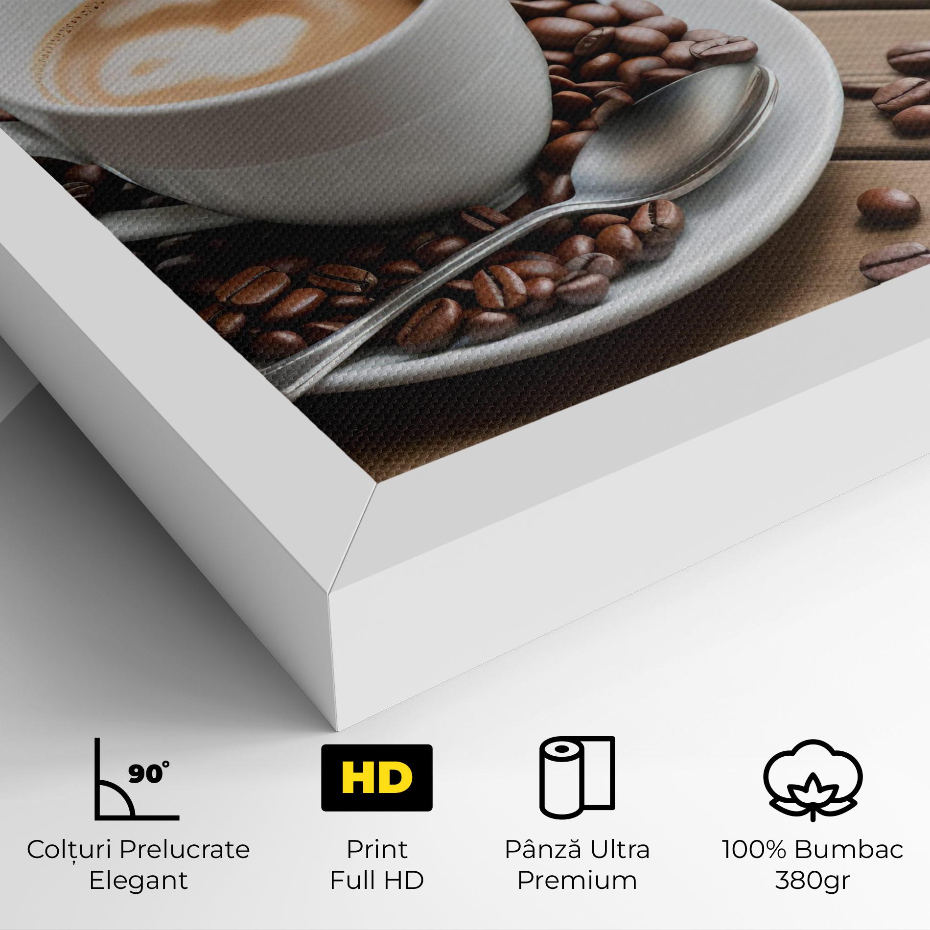 Tablou Canvas Coffee On Table mockup 4