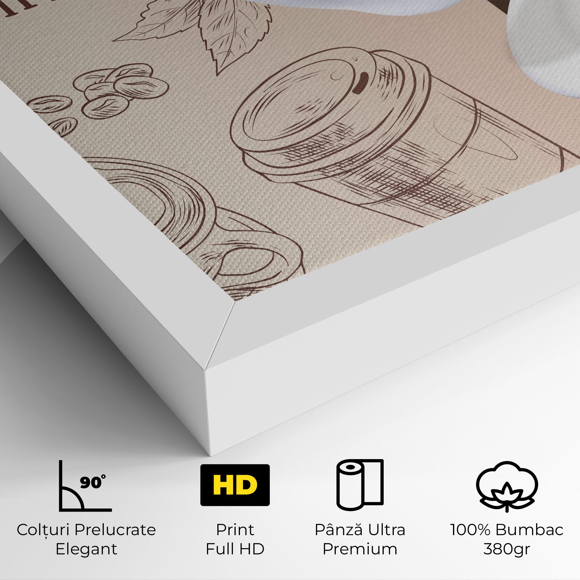 Tablou Canvas Coffee Time mockup 4