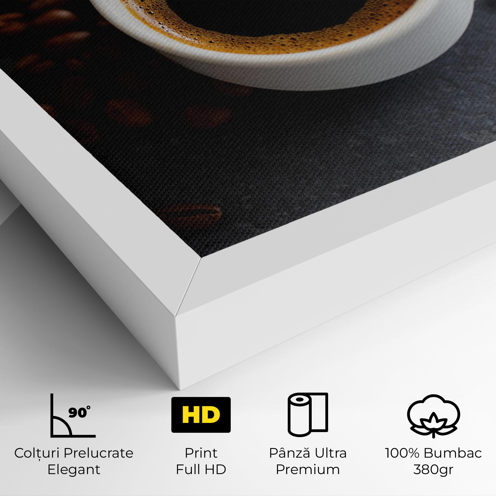 Tablou Canvas Espresso Close Up mockup 4