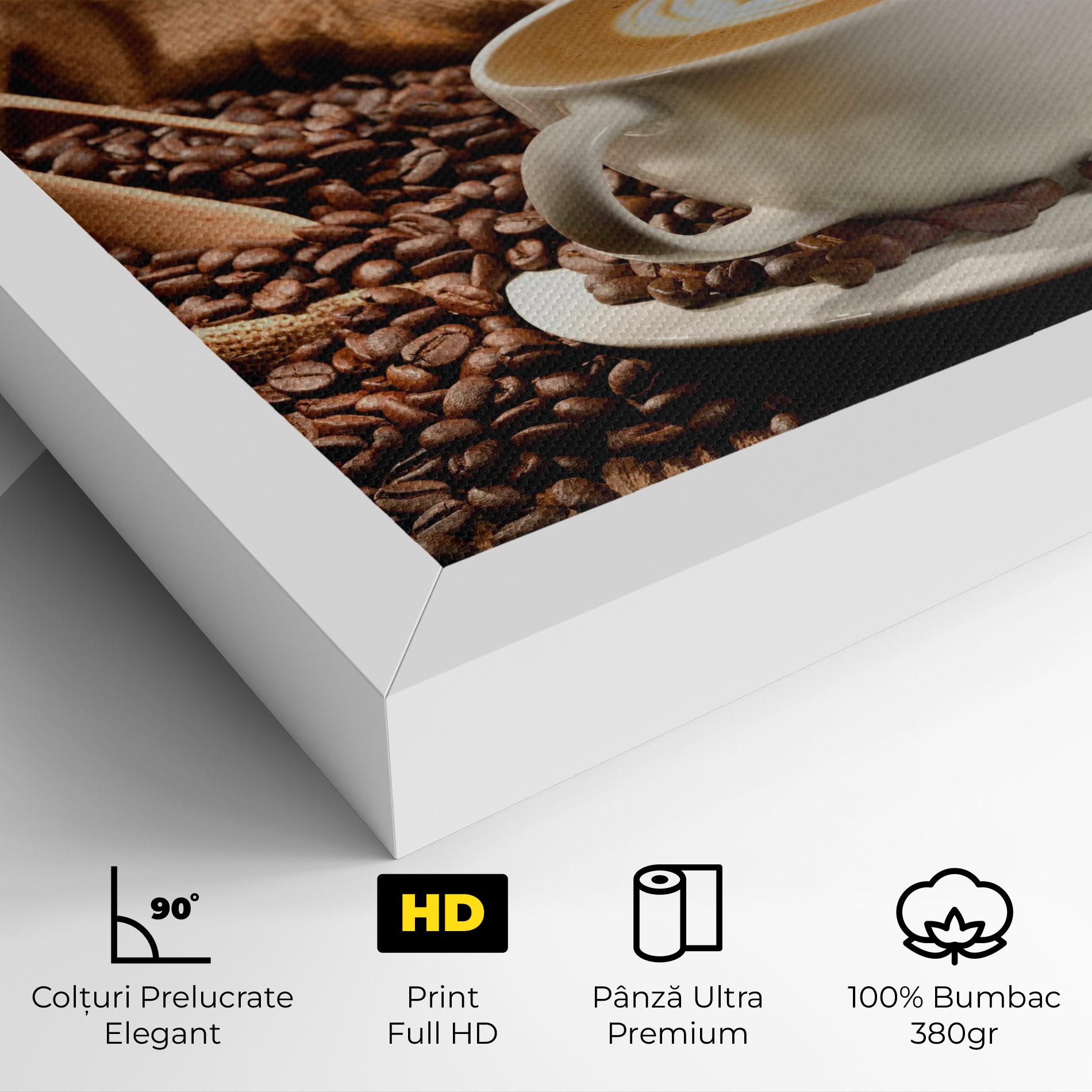Tablou Canvas Latte Coffee mockup 4
