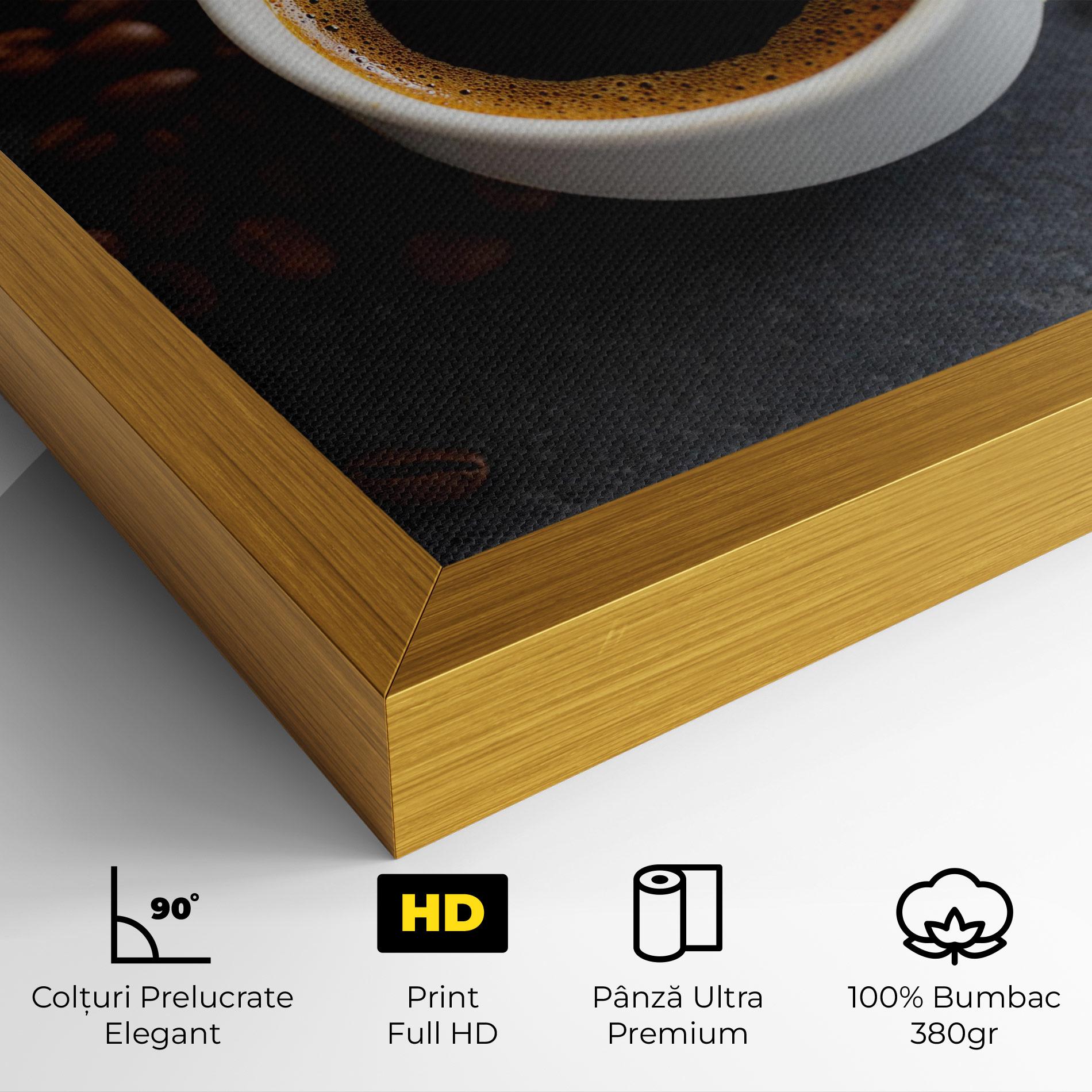 Tablou Canvas Espresso Close Up mockup 4