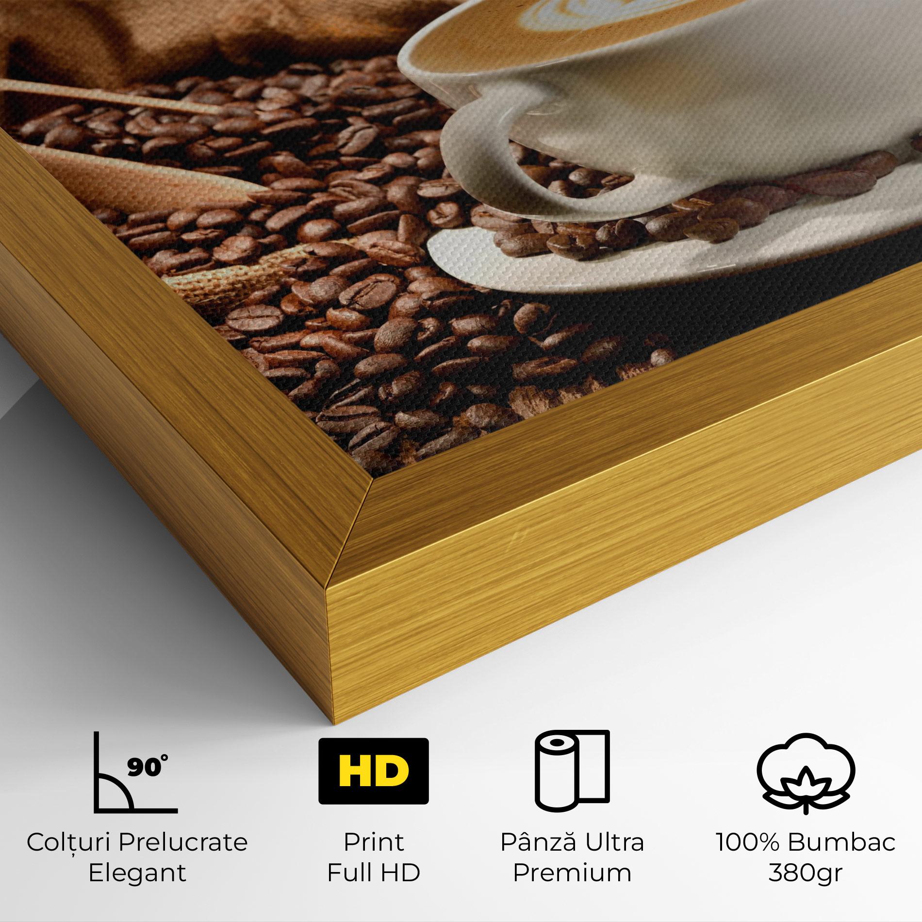 Tablou Canvas Latte Coffee mockup 4