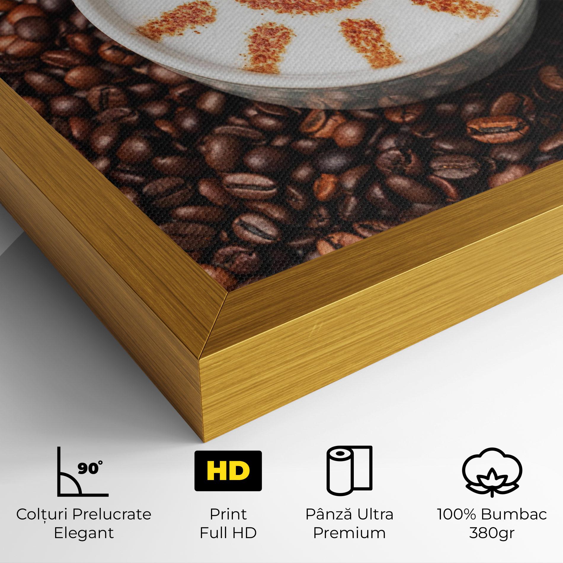 Tablou Canvas Sun Pattern Coffee mockup 4