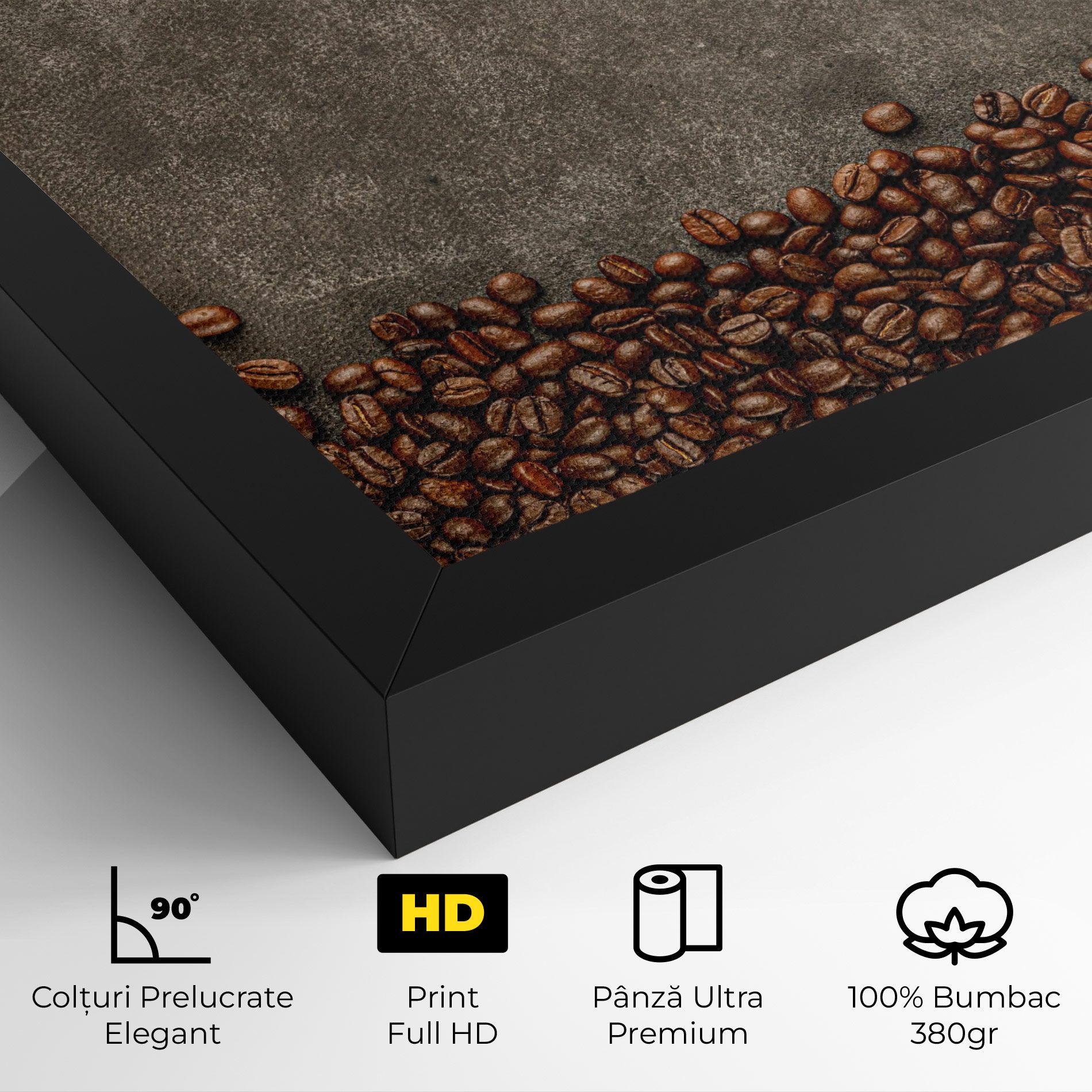Coffee On Grey Table mockup 4
