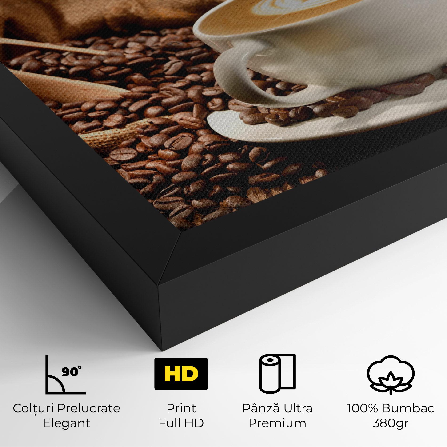 Tablou Canvas Latte Coffee mockup 4