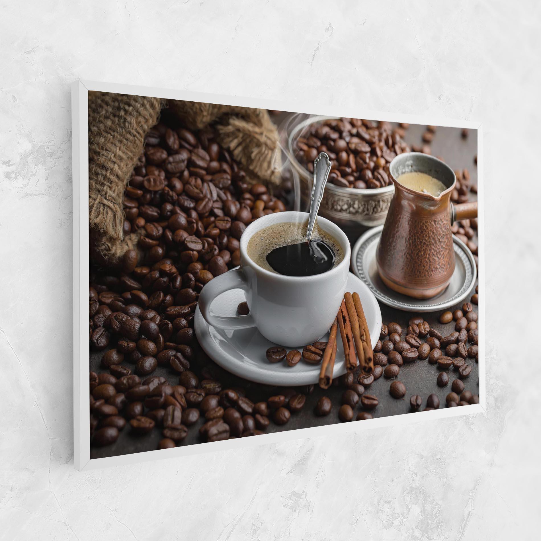 Tablou Canvas Black Coffee Beans mockup 1