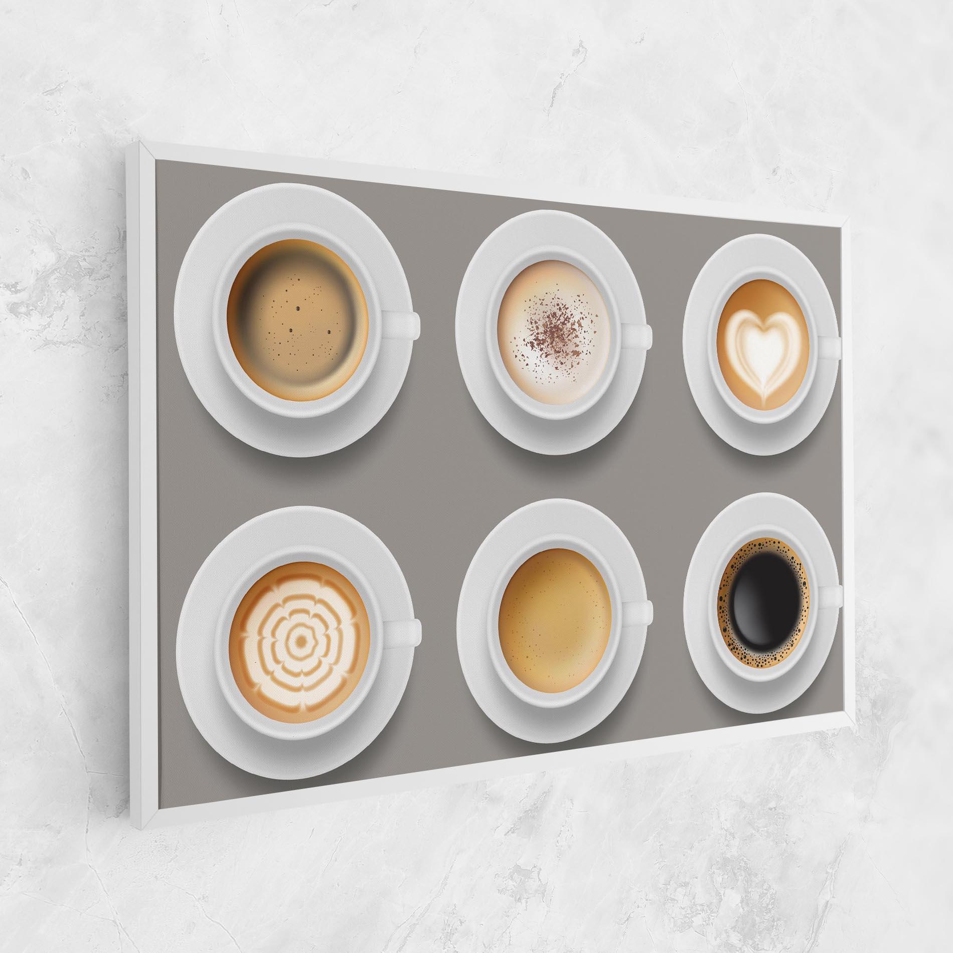 Tablou Canvas Coffee Cups Mix mockup 1