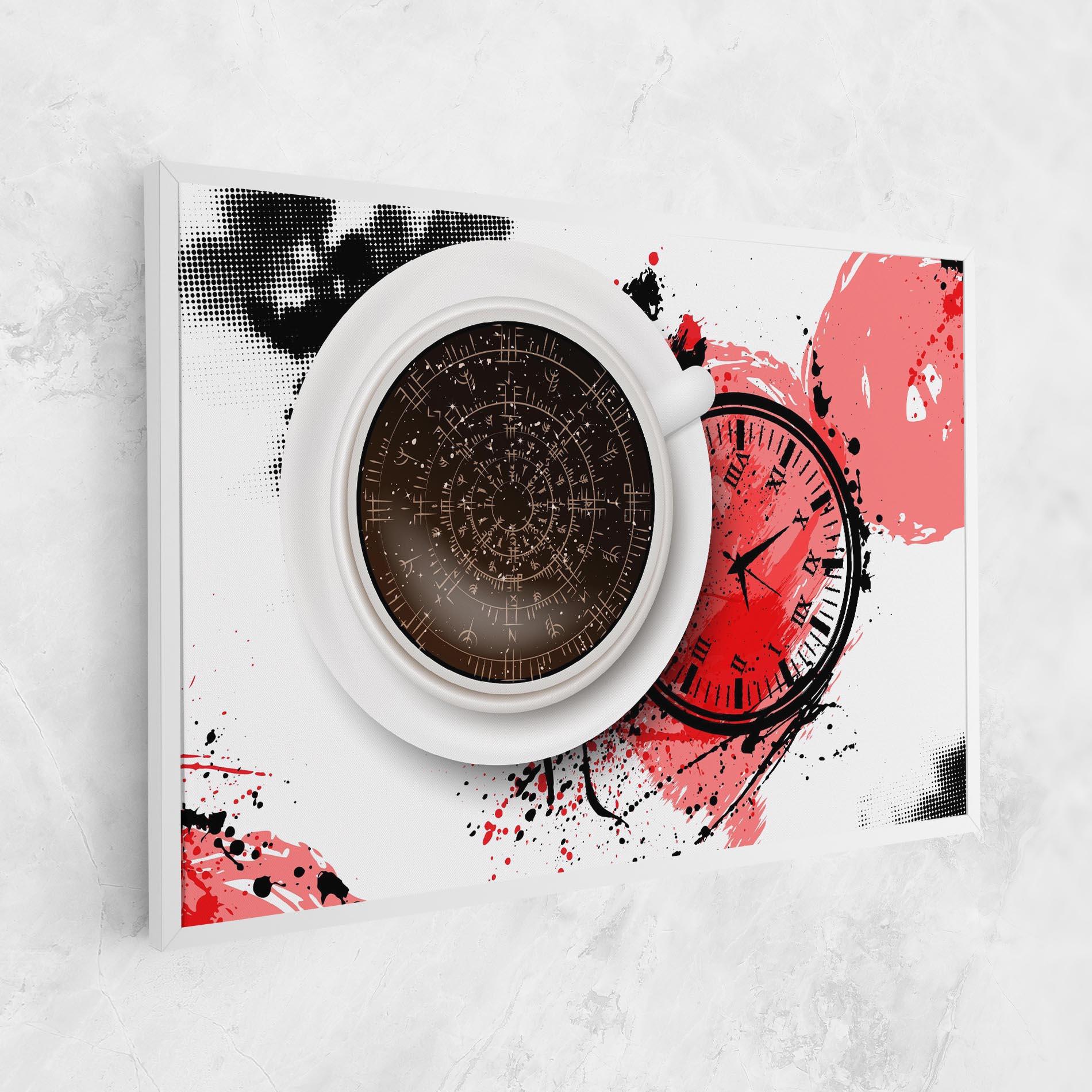 Tablou Canvas Coffee Reading mockup 1