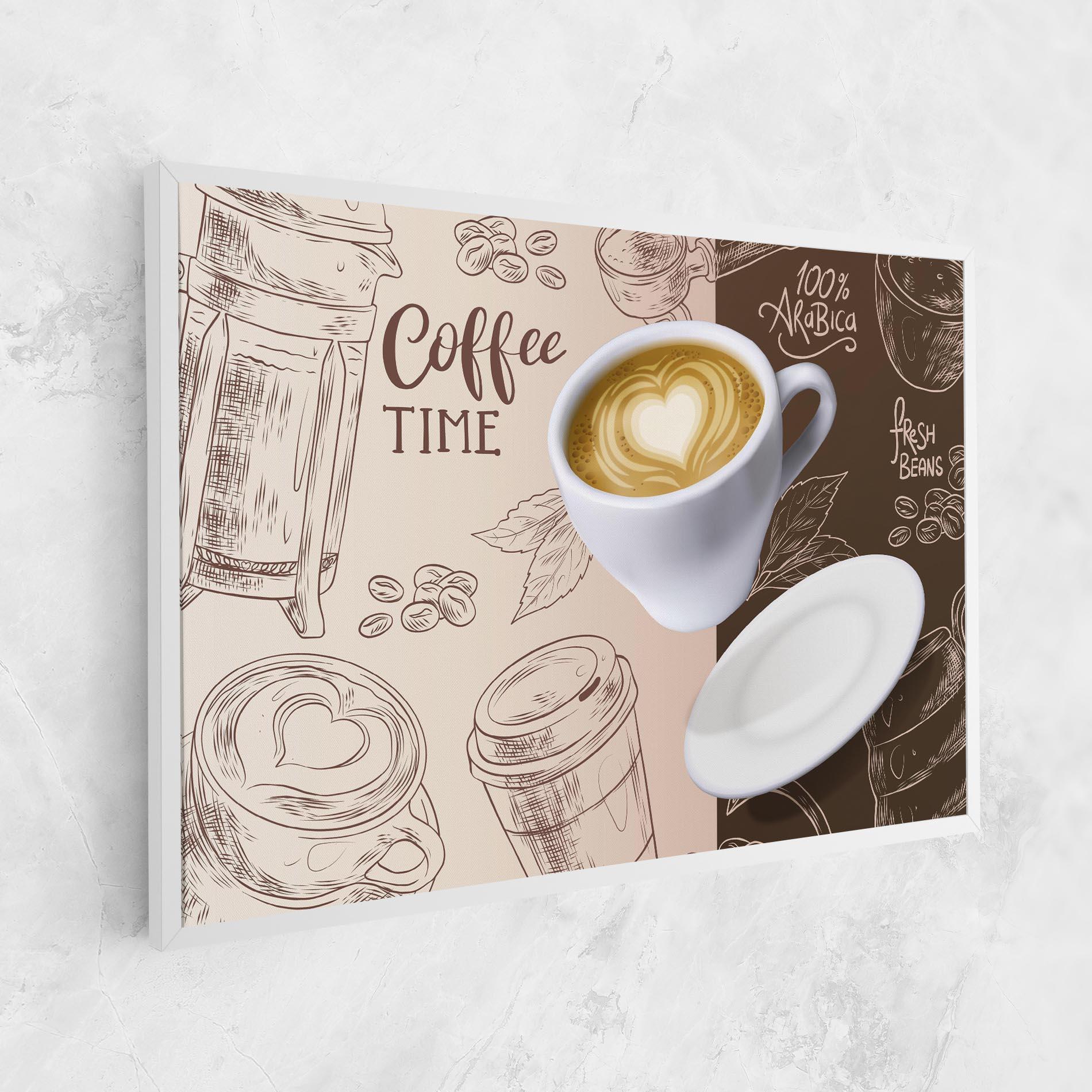 Tablou Canvas Coffee Time mockup 1