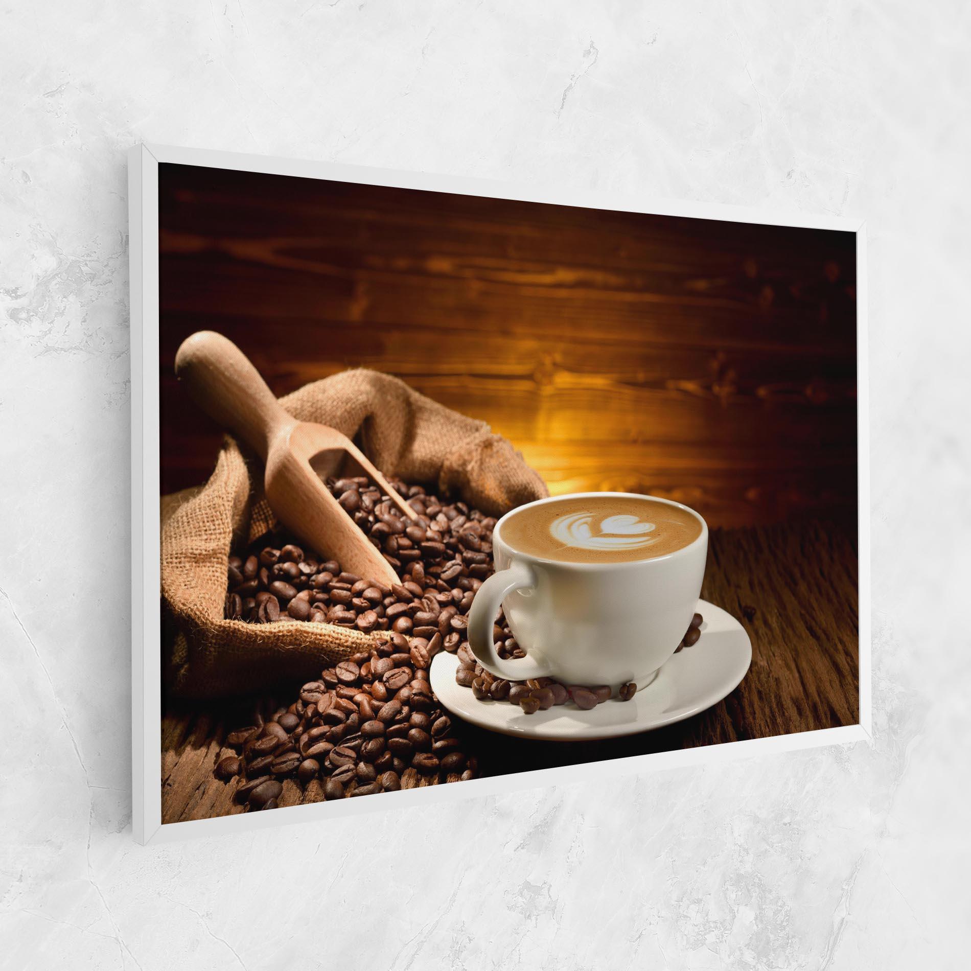 Tablou Canvas Latte Coffee mockup 1