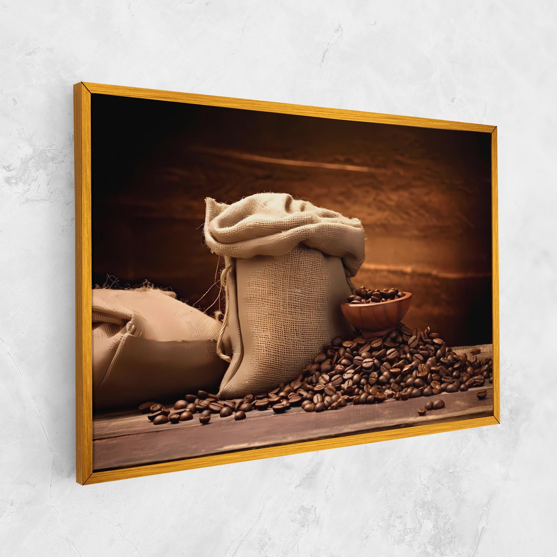 Big Bag Of Coffee Beans mockup 1