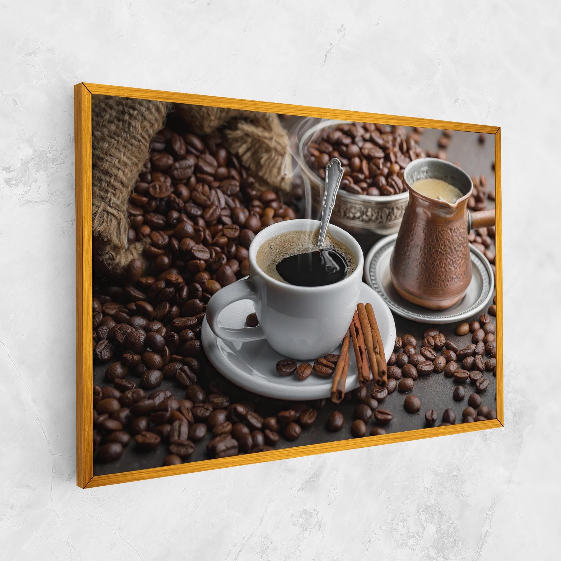 Black Coffee Beans mockup 1