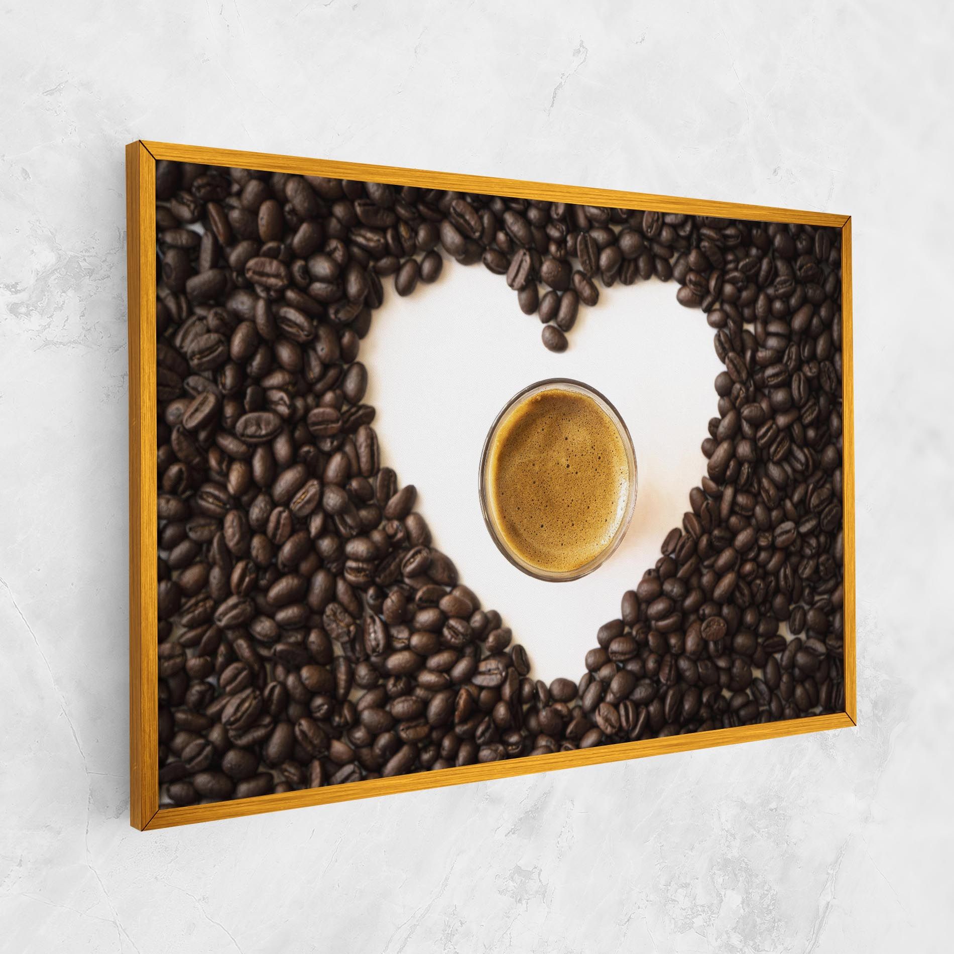 Coffee Bean Heart mockup 1