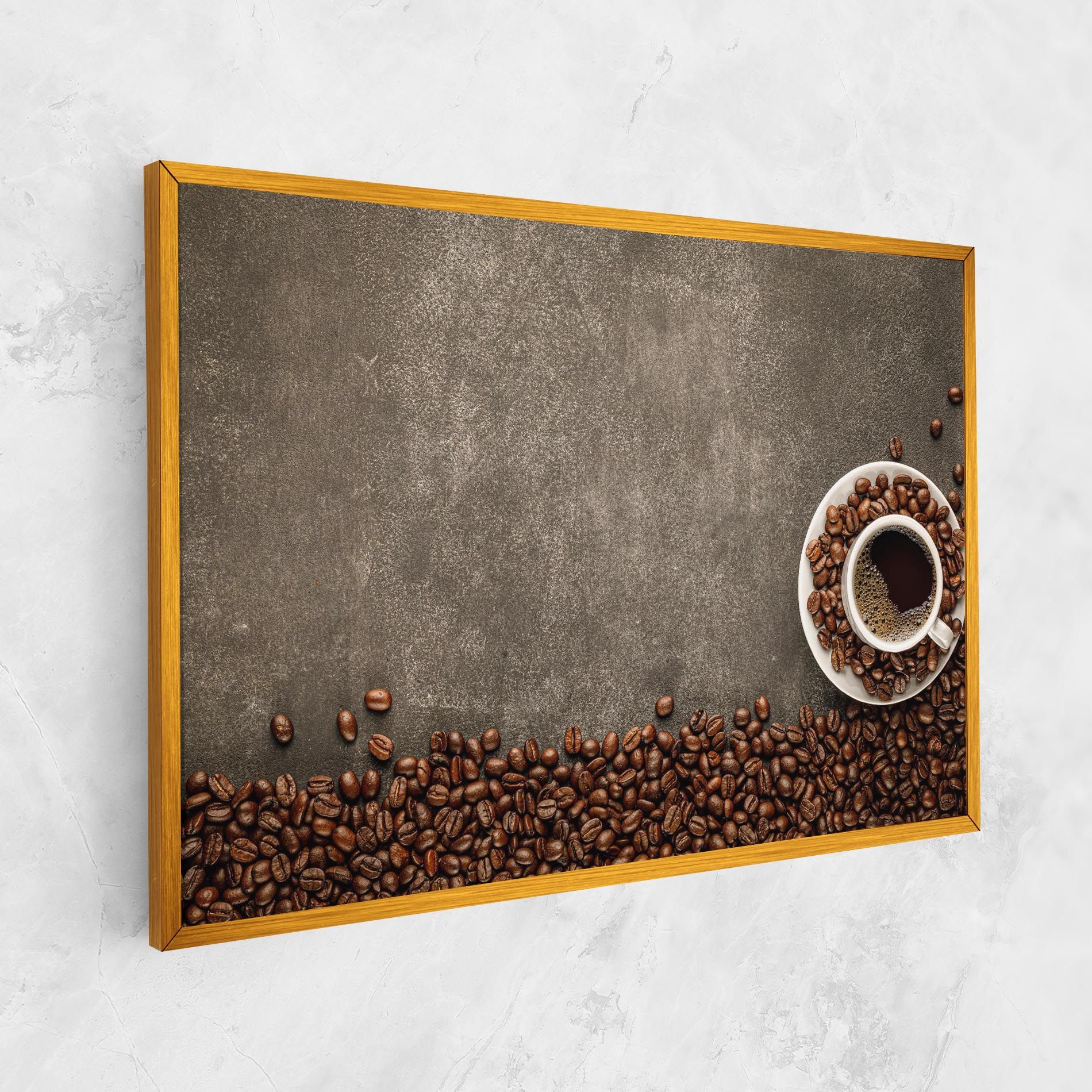 Coffee On Grey Table mockup 1