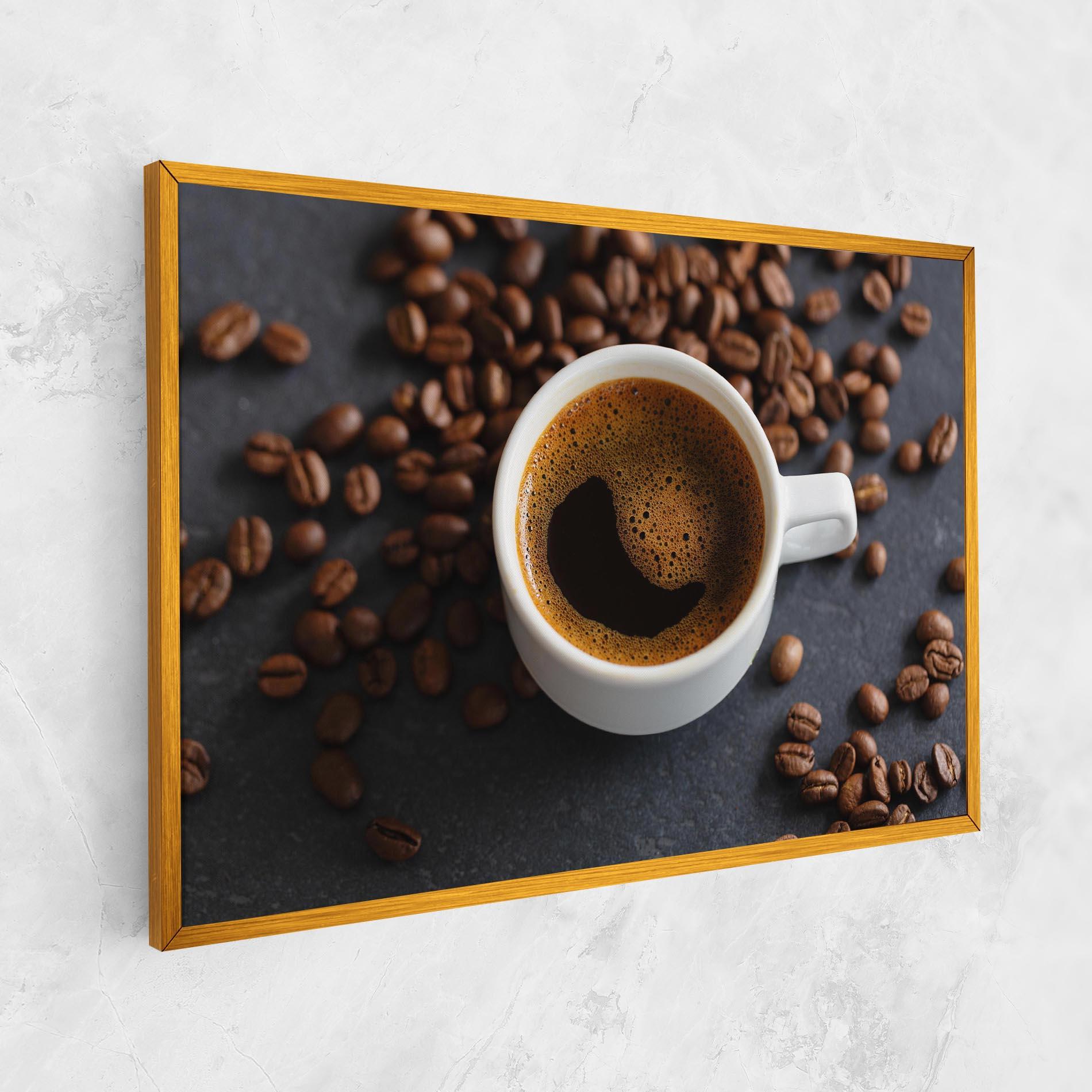 Tablou Canvas Espresso Close Up mockup 1