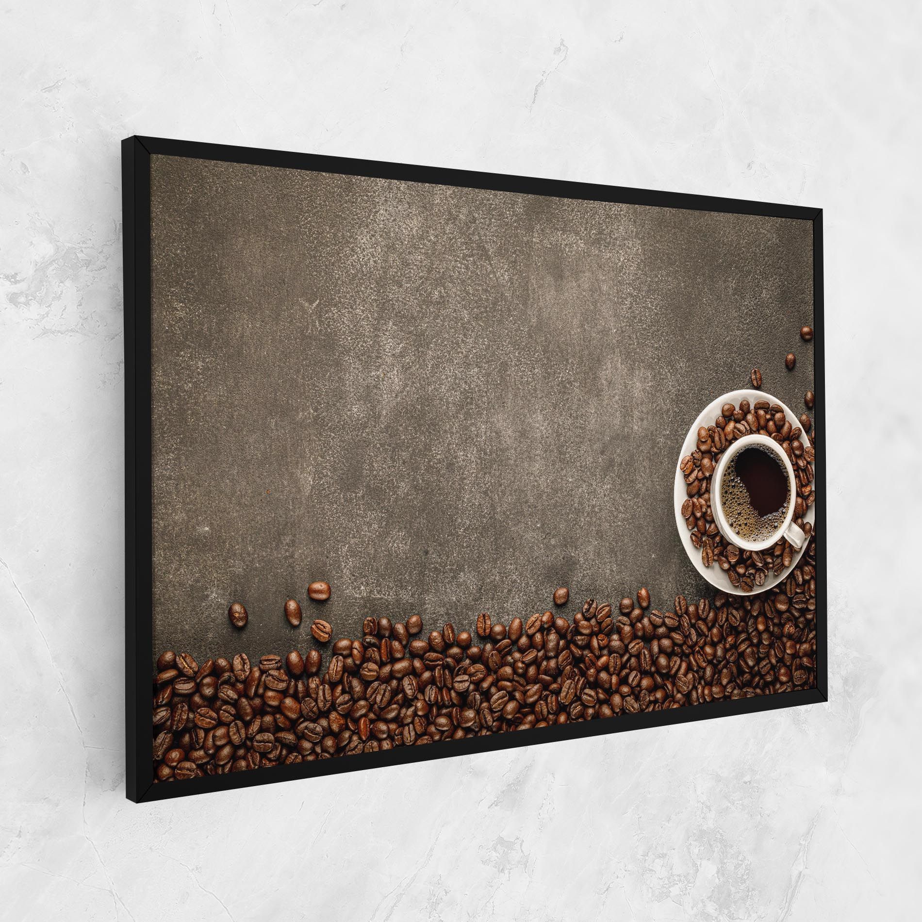 Coffee On Grey Table mockup 1