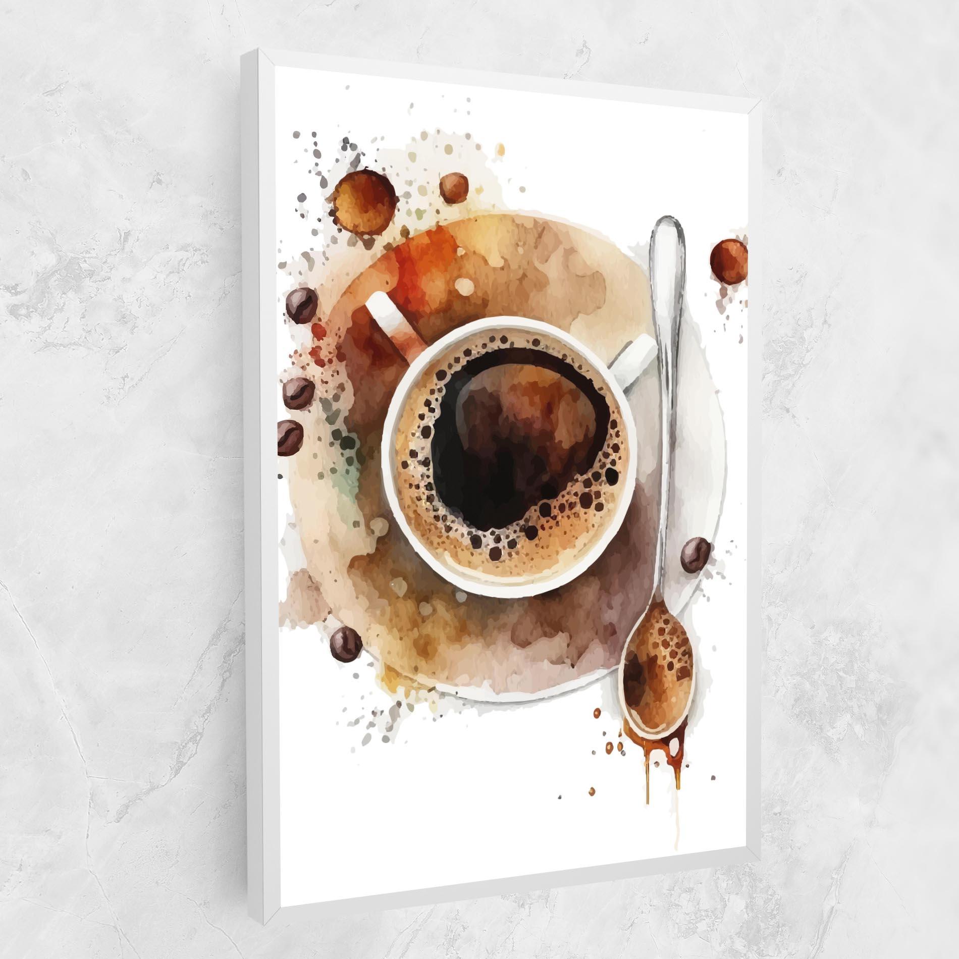 Tablou Canvas Coffee Liquid mockup 1