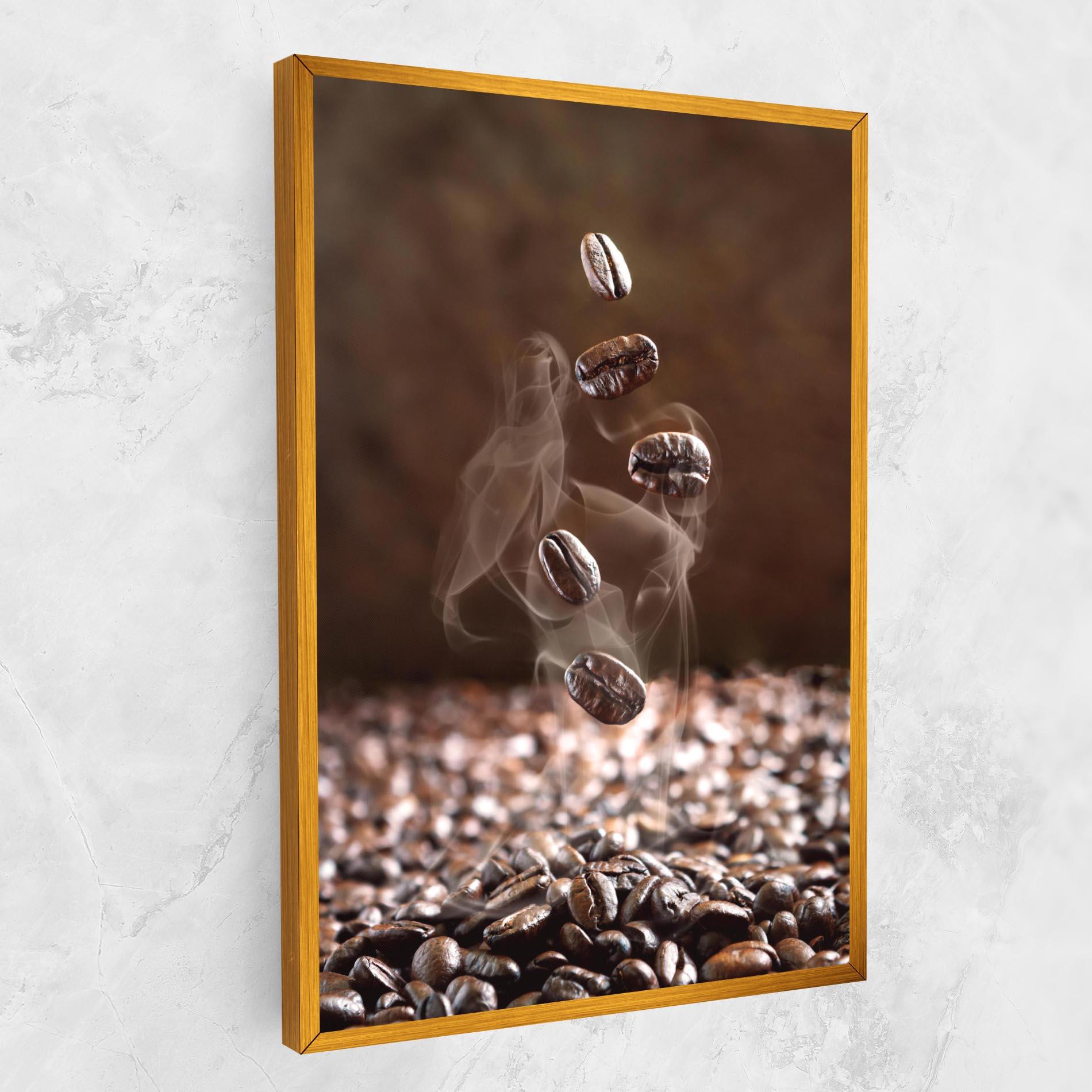 Tablou Canvas Close Up Falling Beans mockup 1