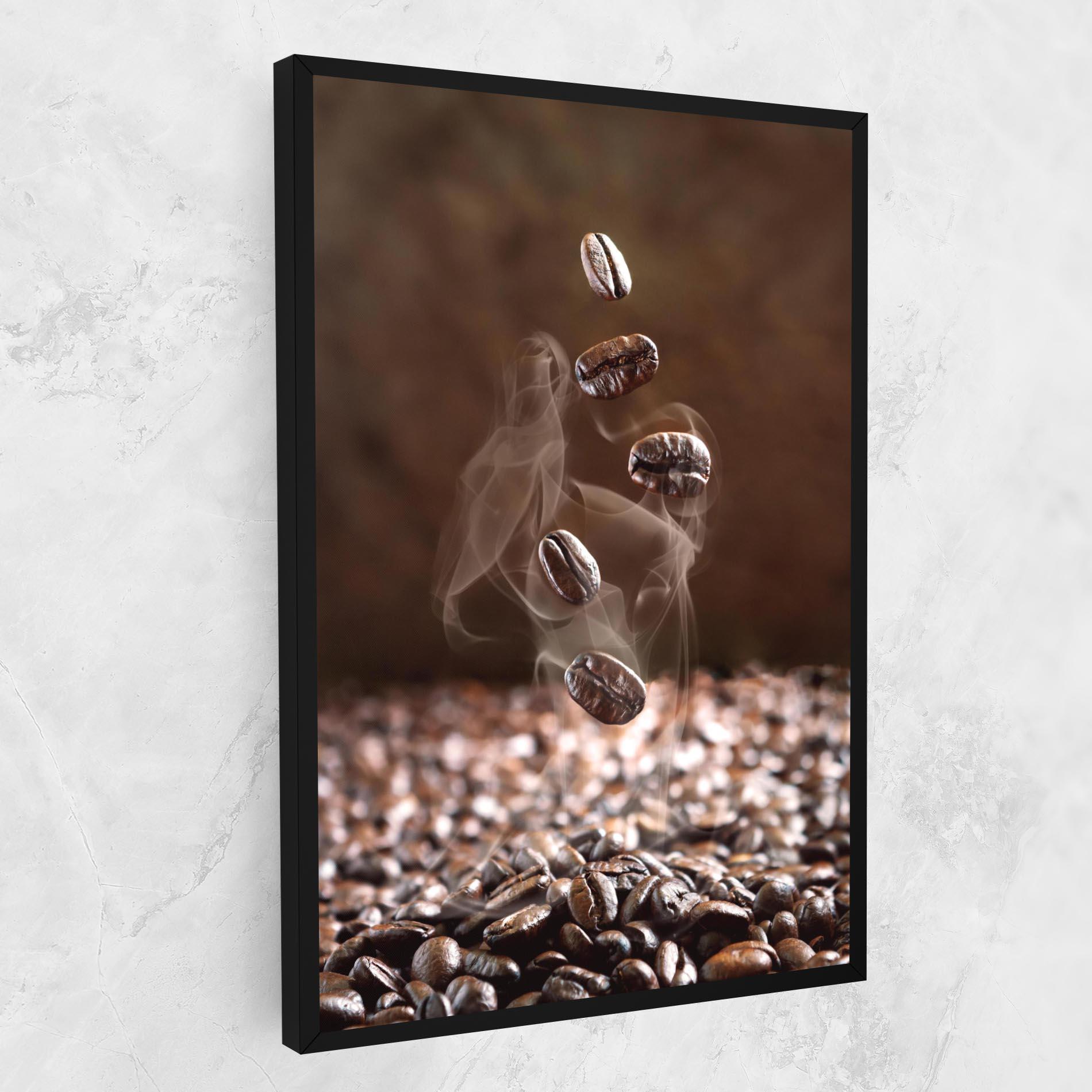 Tablou Canvas Close Up Falling Beans mockup 1