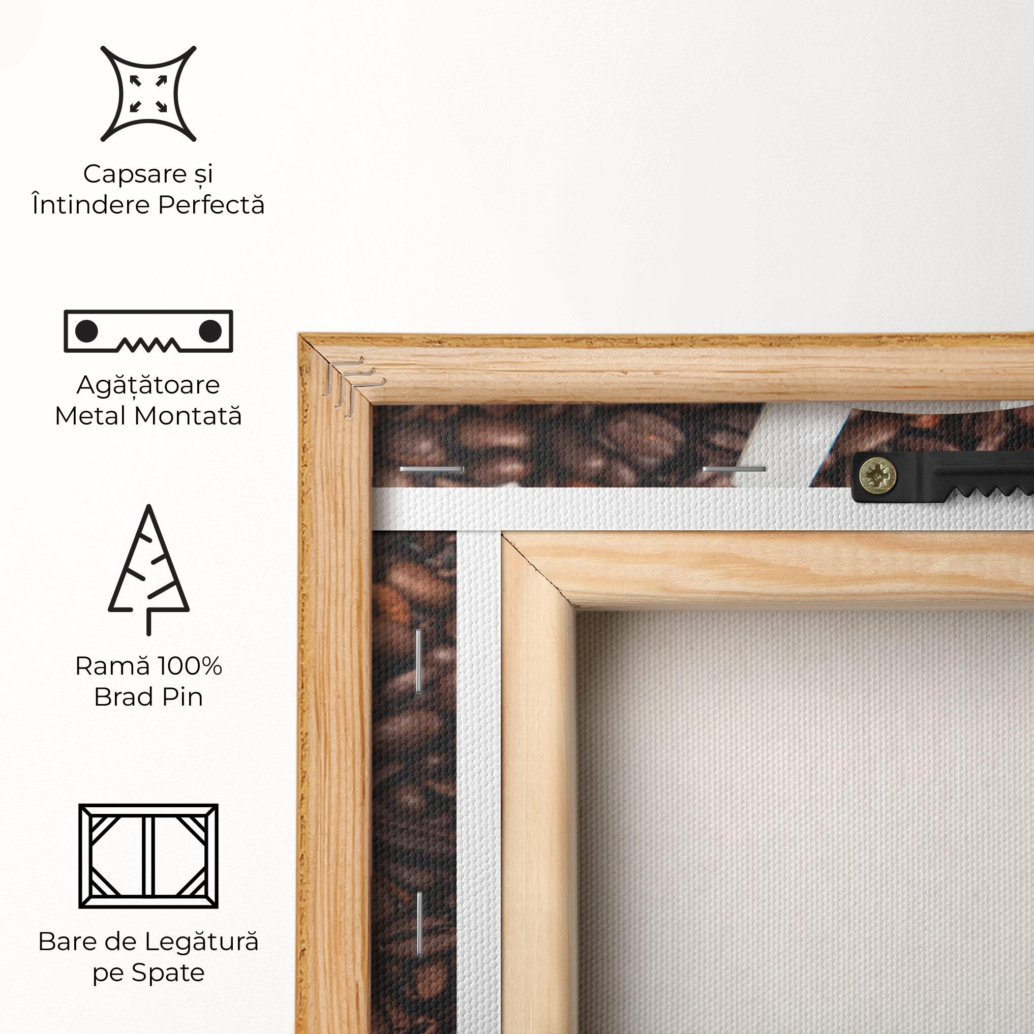 Tablou Canvas Sun Pattern Coffee mockup 5