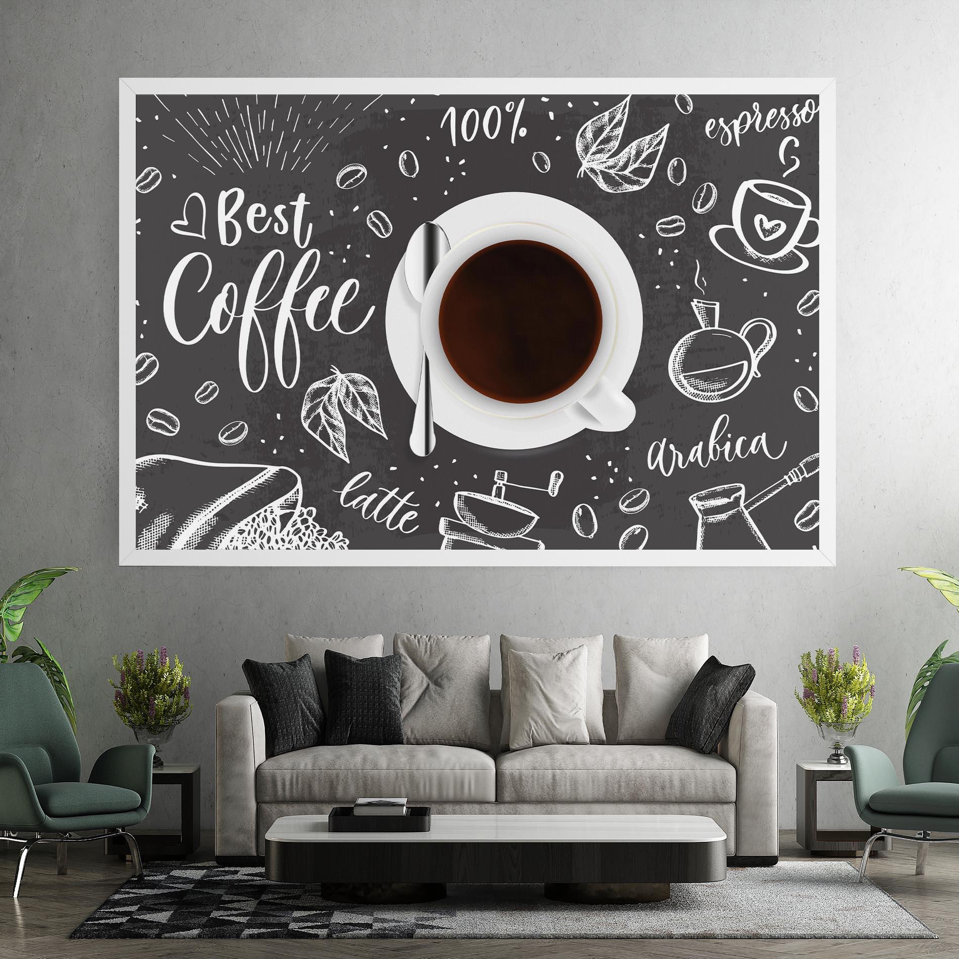 Tablou Canvas Best Coffee mockup 7
