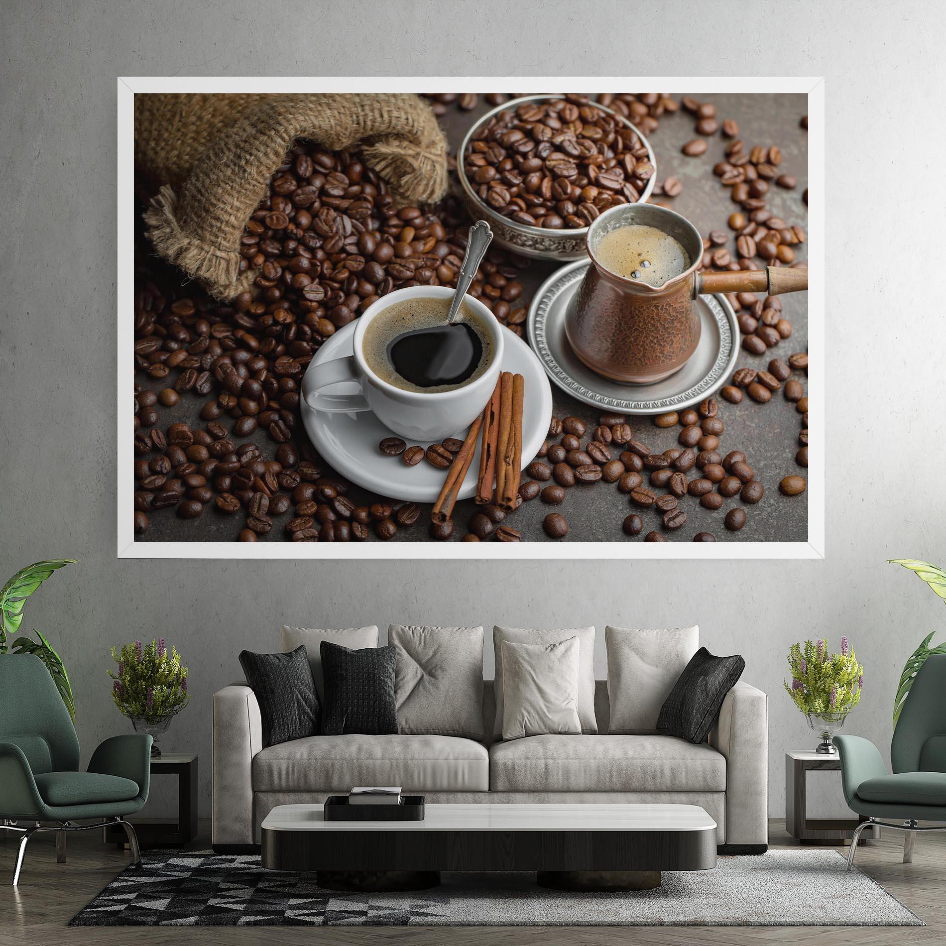 Tablou Canvas Black Coffee Bean mockup 7