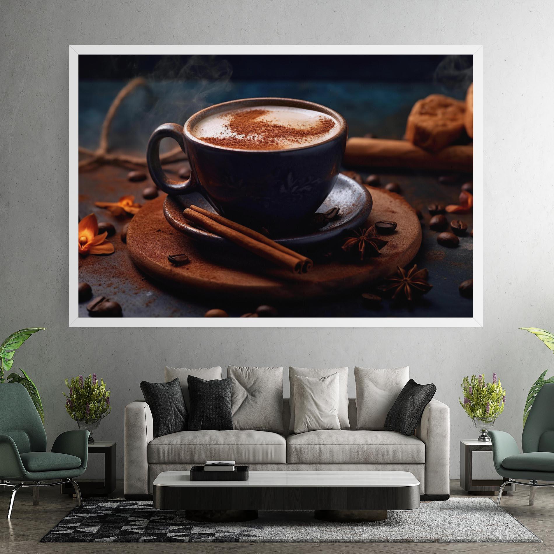 Tablou Canvas Cinnamon Coffee Cup mockup 7