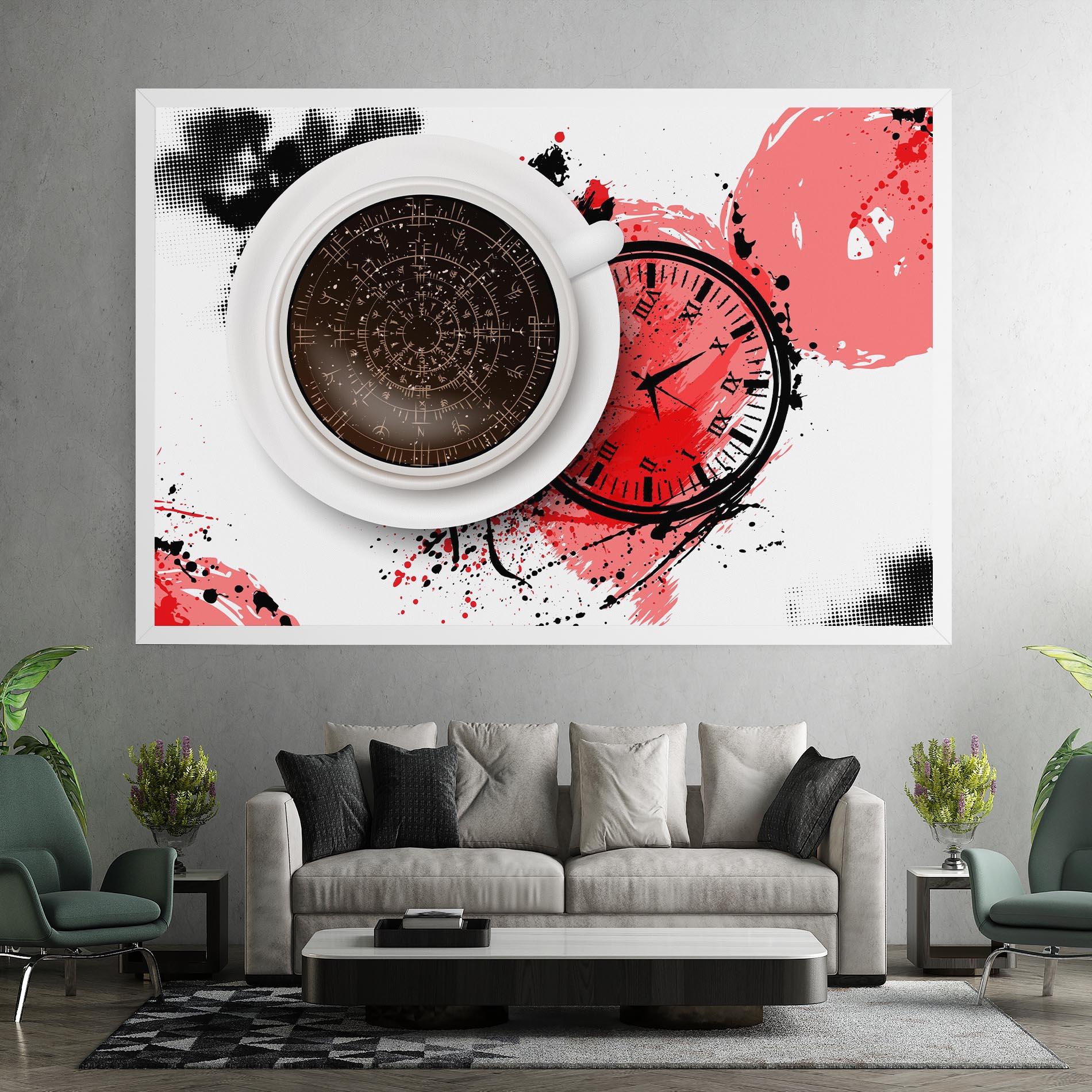 Tablou Canvas Coffee Reading mockup 7
