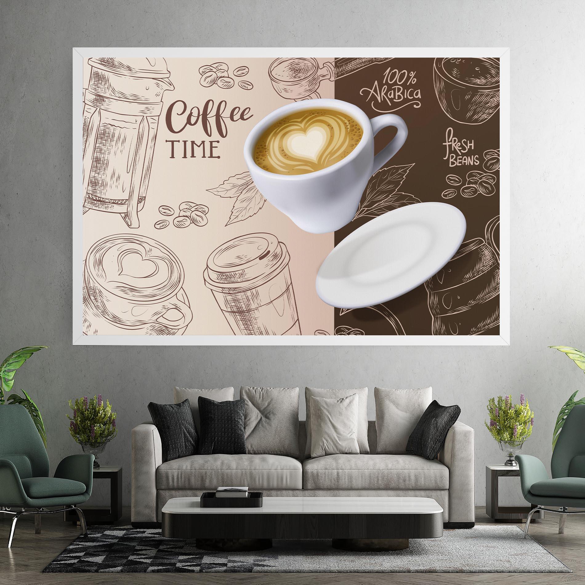 Tablou Canvas Coffee Time mockup 7