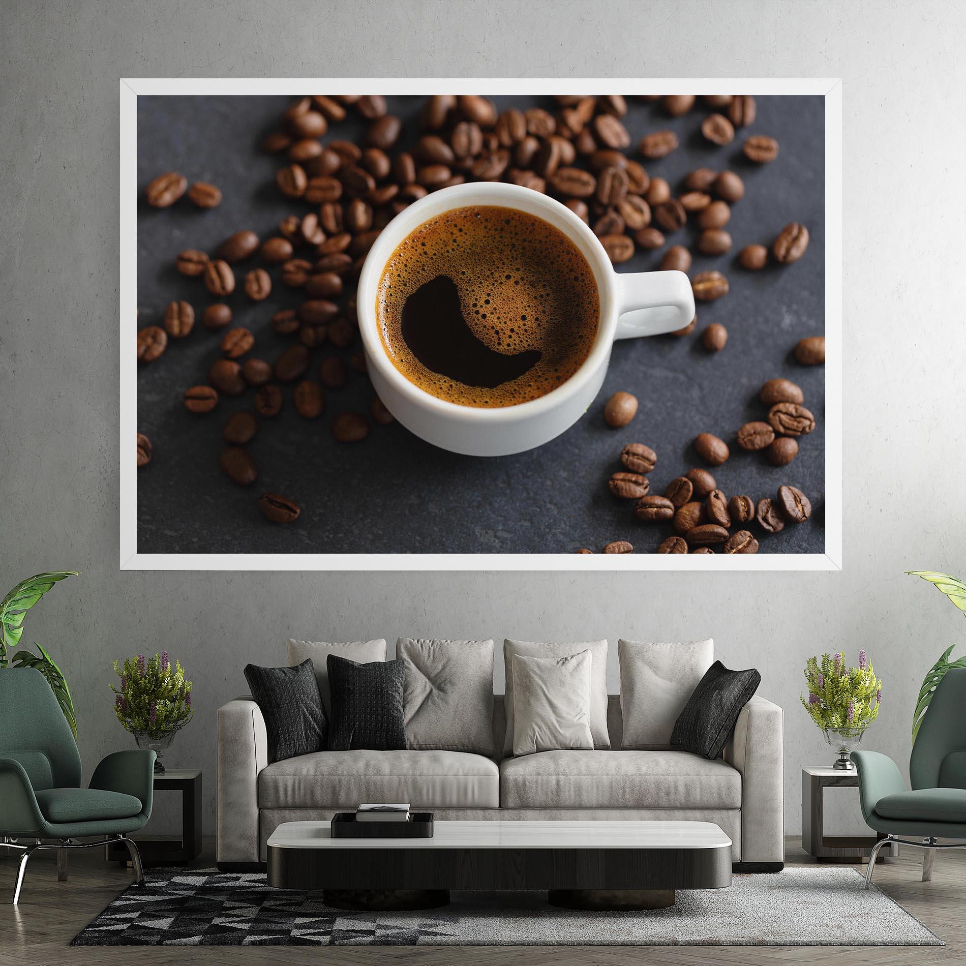 Tablou Canvas Espresso Close Up mockup 7