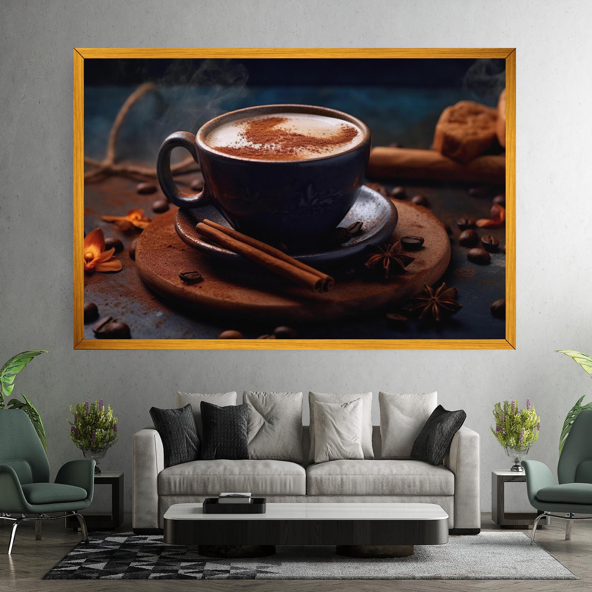 Cinnamon Coffee Cup mockup 7